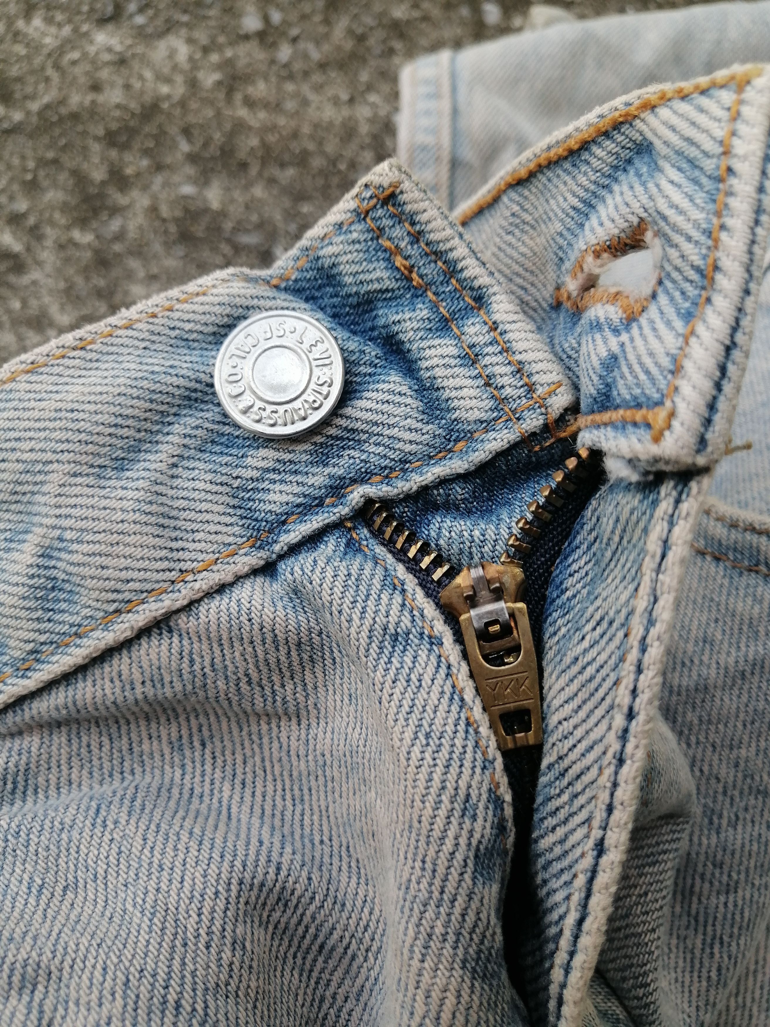 Levi's × Levi's Vintage Clothing × Vintage Vintage 90s Levi's Strauss 505 Denim Jeans Size US 33 - 3 Thumbnail