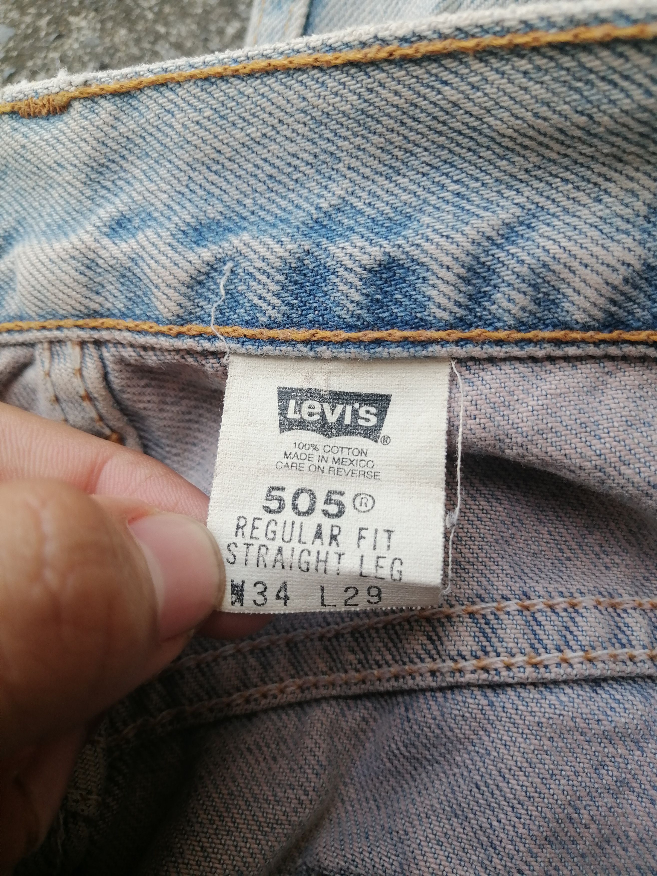 Levi's × Levi's Vintage Clothing × Vintage Vintage 90s Levi's Strauss 505 Denim Jeans Size US 33 - 5 Thumbnail