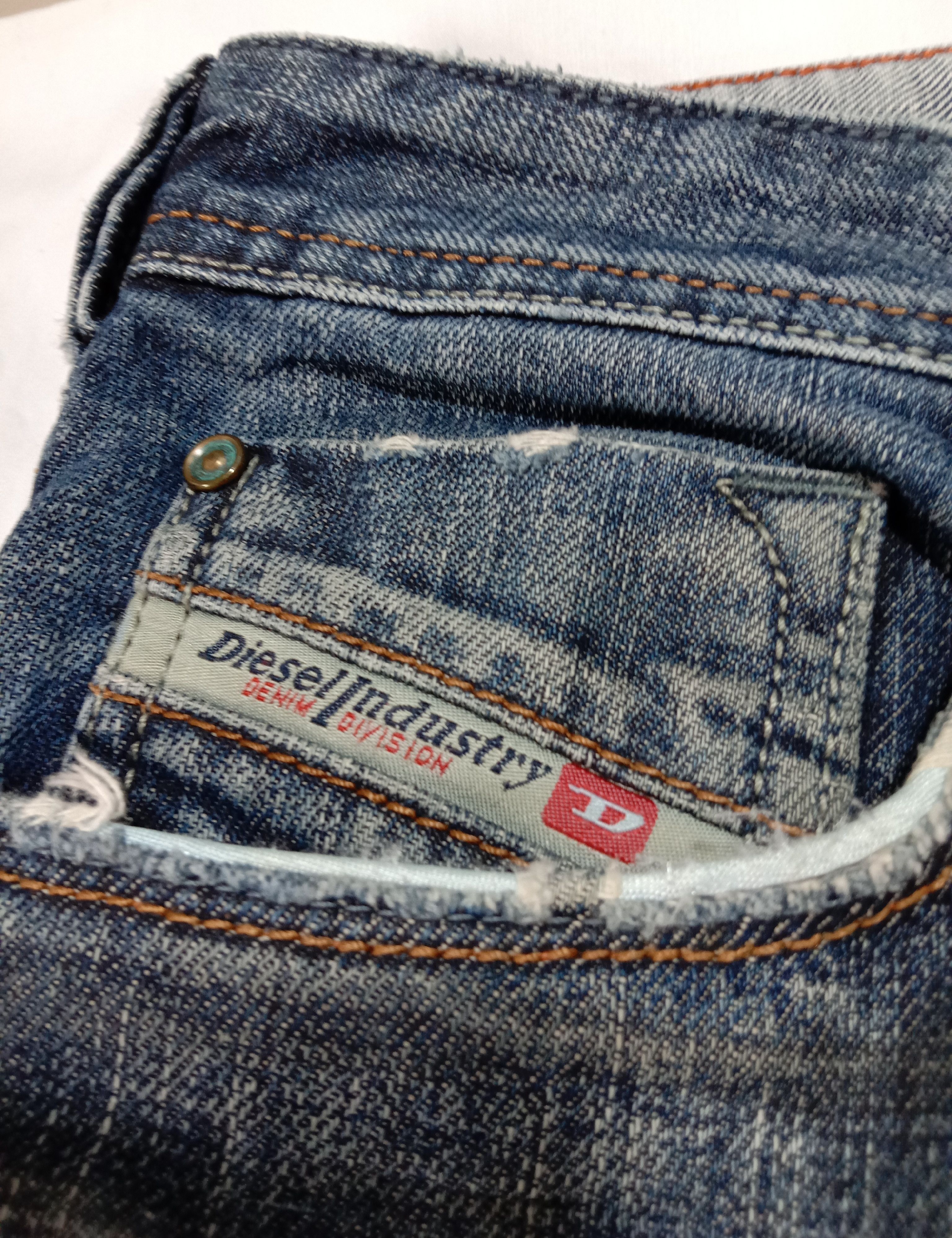 Diesel DIESEL Industry Yarik Jeans Denim Regular Pants Distressed Size US 31 - 10 Thumbnail