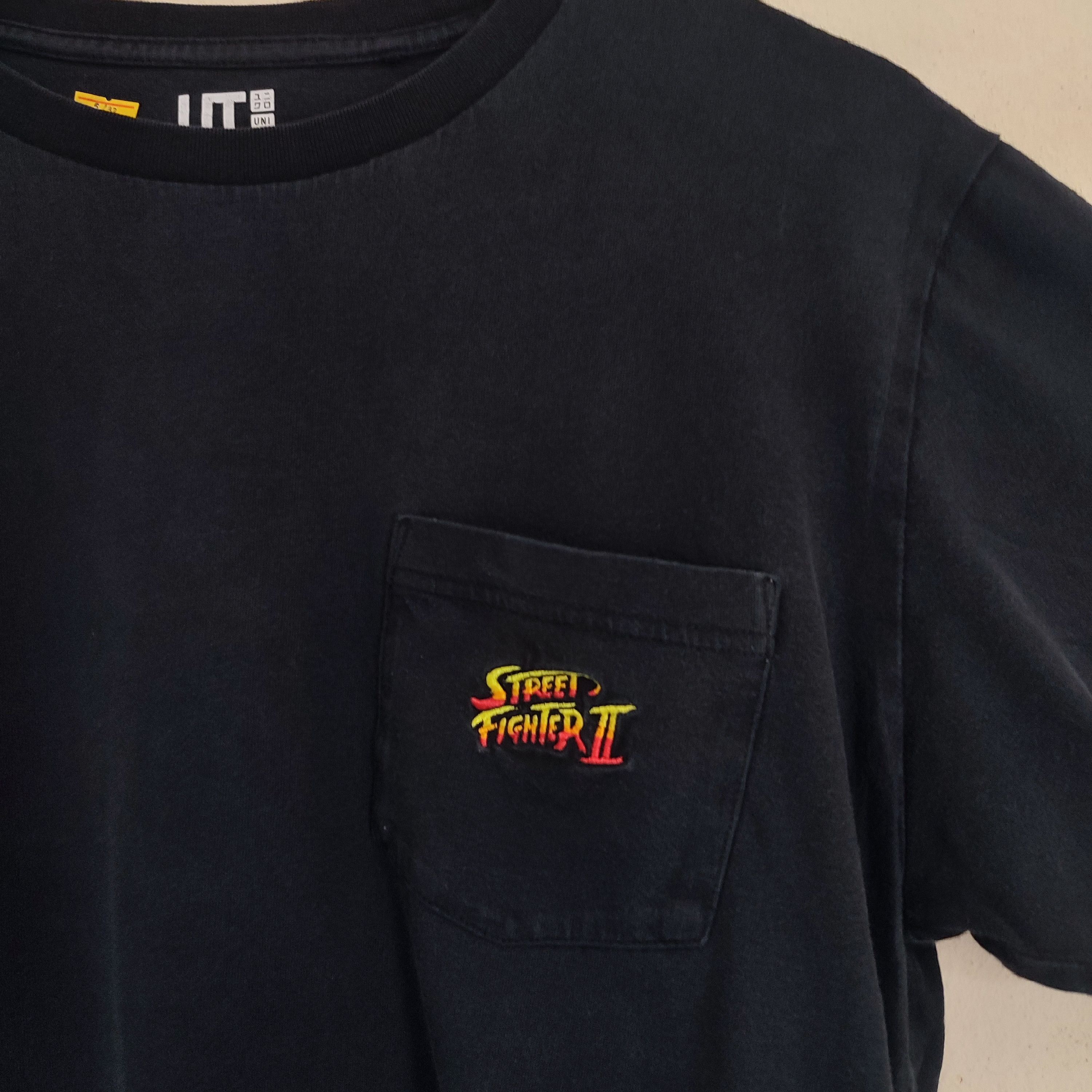 Japanese Brand × Playstation STREET FIGHTER II PlayStation Game Uniqlo Tshirt Size US XL / EU 56 / 4 - 3 Thumbnail