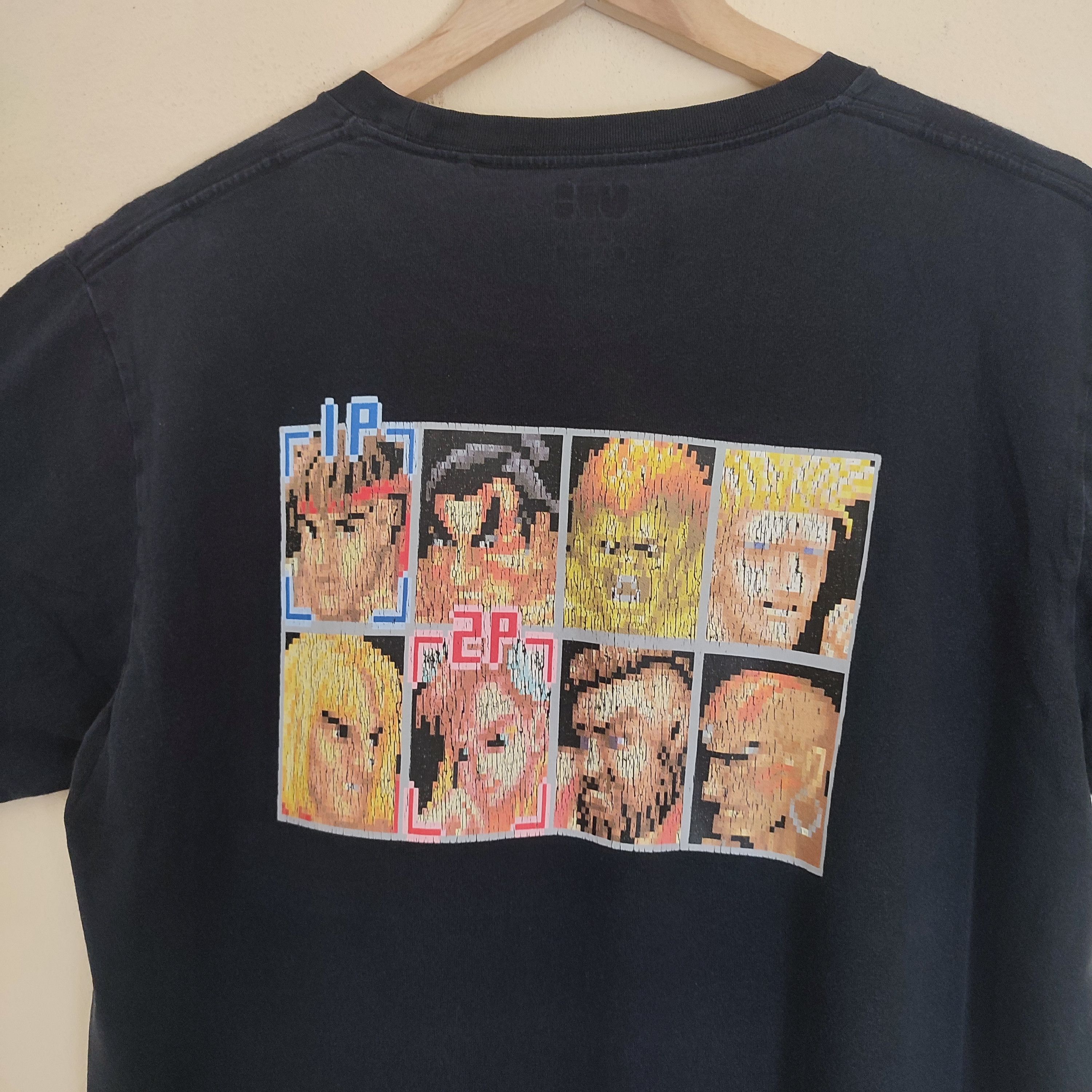 Japanese Brand × Playstation STREET FIGHTER II PlayStation Game Uniqlo Tshirt Size US XL / EU 56 / 4 - 2 Thumbnail