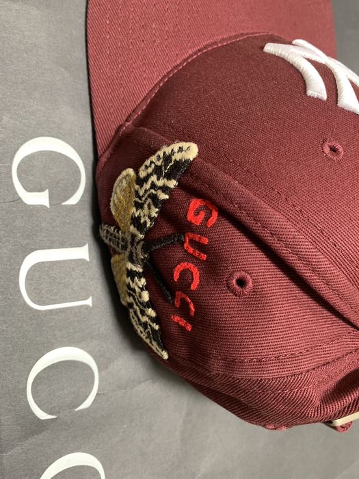 Gucci best sale butterfly cap