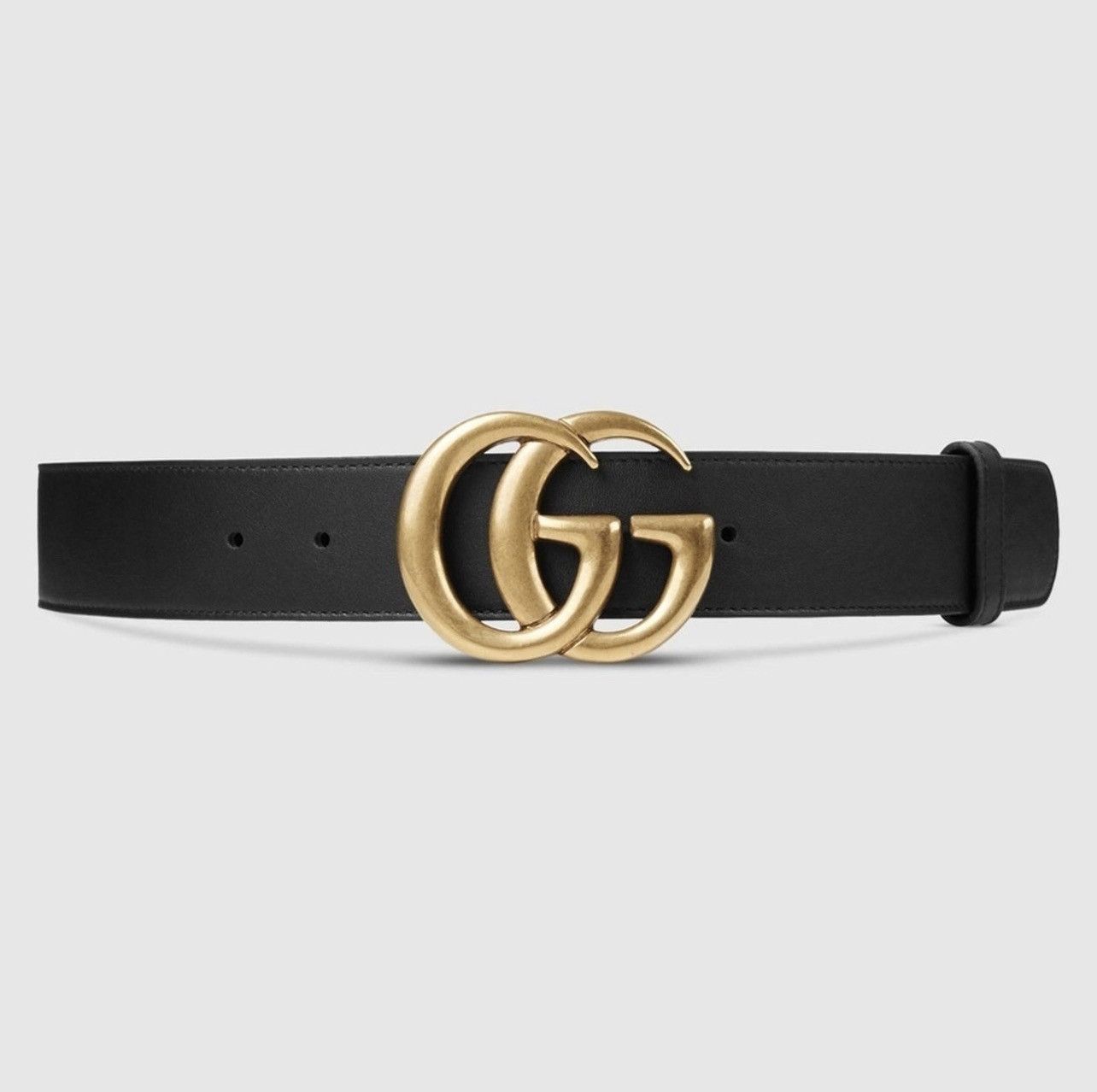 Gucci GG Gold Marmont Leather Belt Size ONE SIZE - 1 Thumbnail