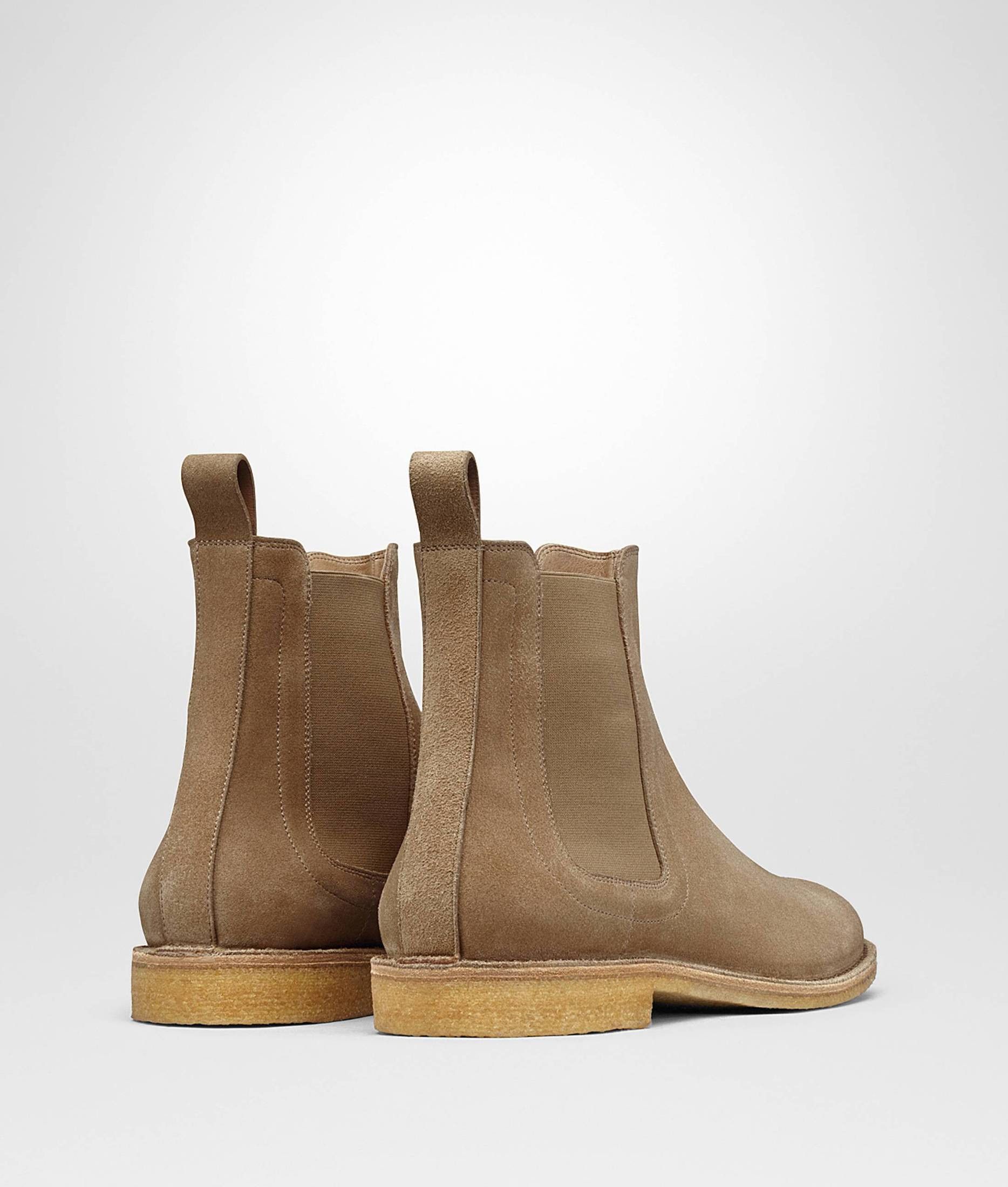 Bottega Veneta CAMEL SUEDE VOORTREKKING BOOT Chelsea Size US 11.5 / EU 44-45 - 8 Thumbnail