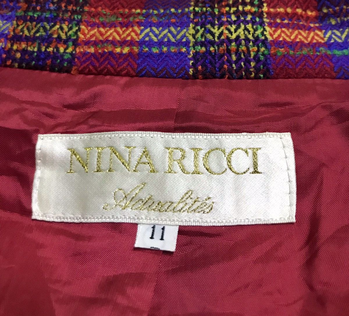 Nina Ricci Nina Ricci tartan jacket Size ONE SIZE - 4 Thumbnail