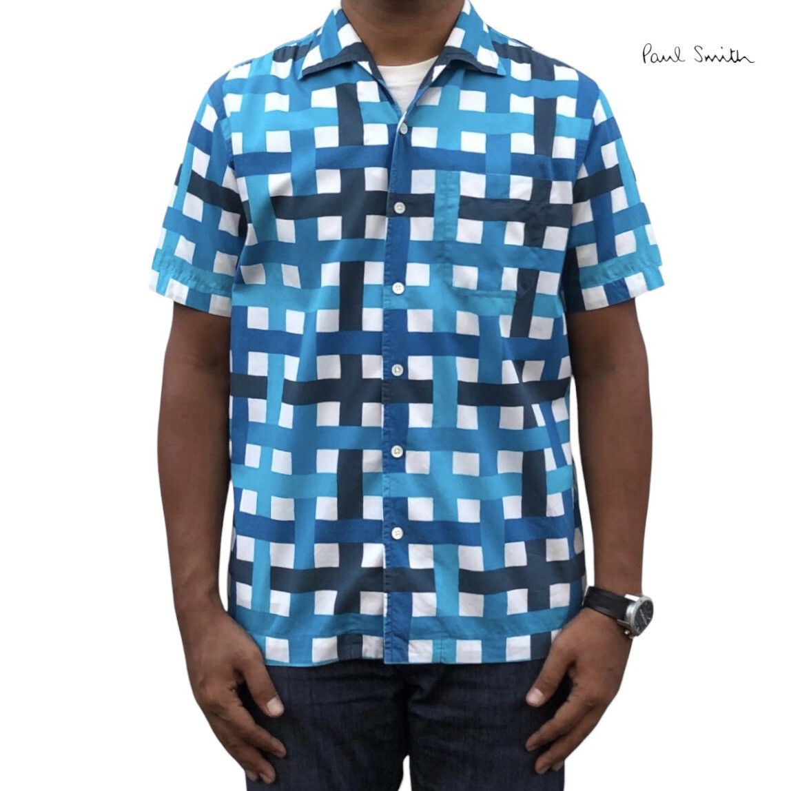 Paul Smith Paul Smith Check Twill Shirt Size US L / EU 52-54 / 3 - 1 Thumbnail