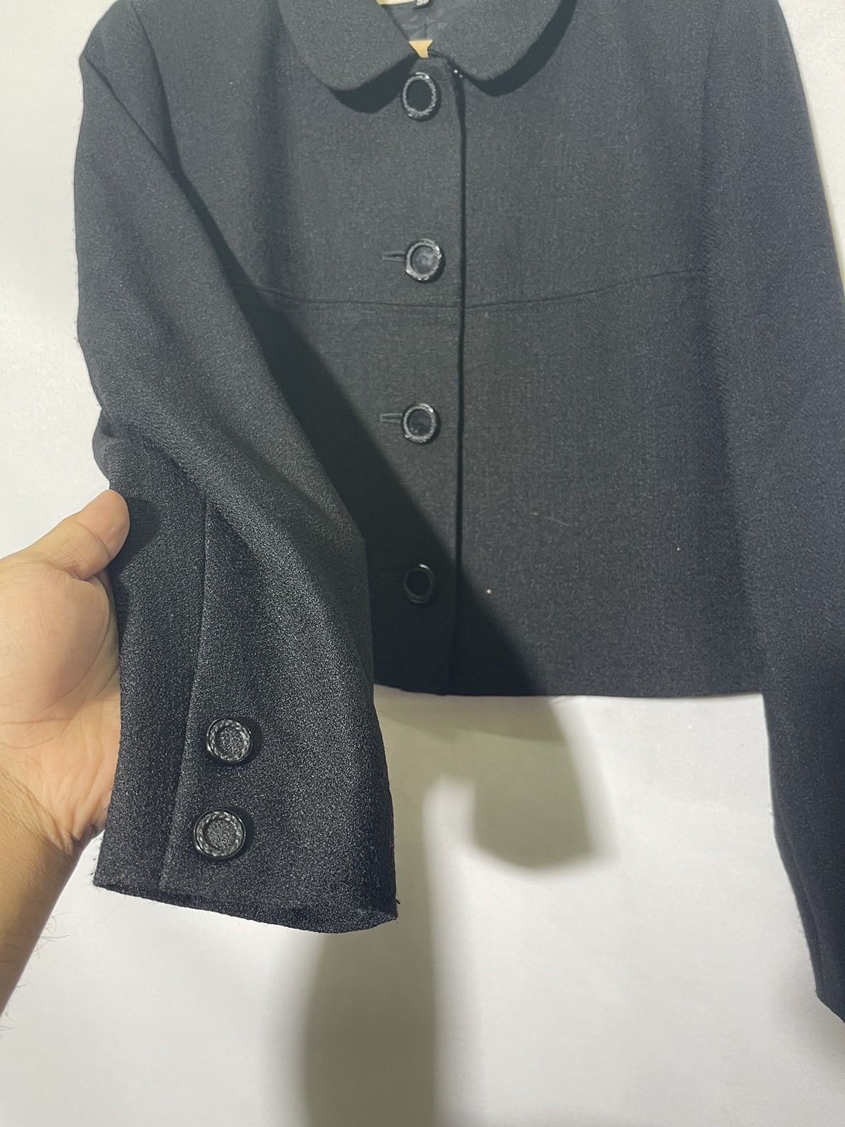 Balmain BALMAIN PARIS CROPPED BLACK JACKET Size S / US 4 / IT 40 - 6 Thumbnail
