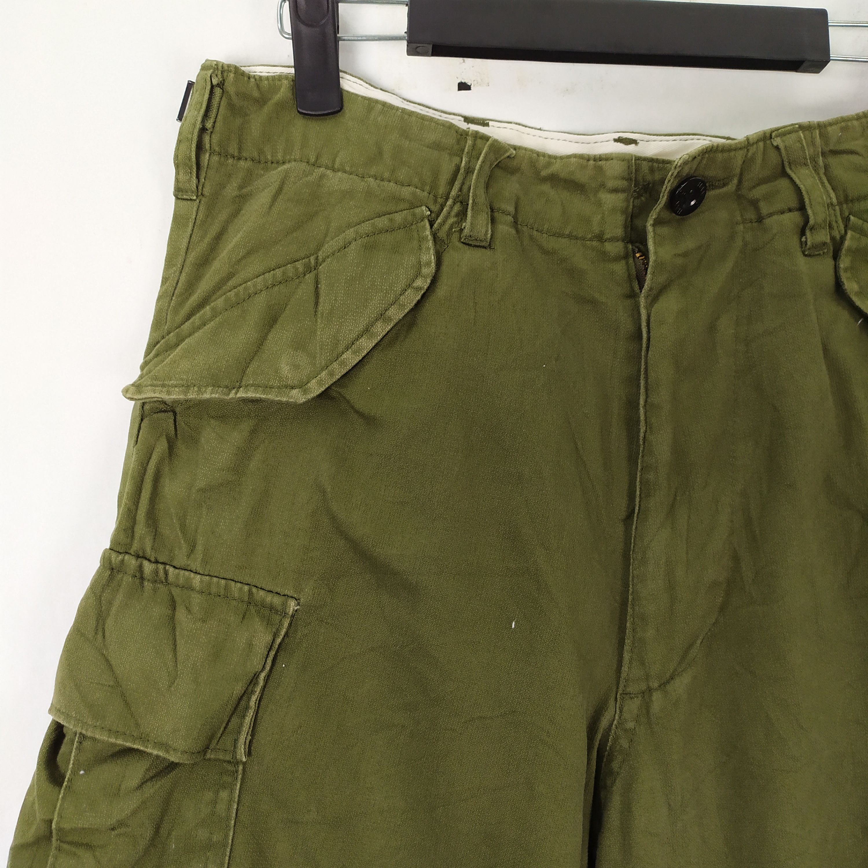 Japanese Brand VINTAGE BACK NUMBER BAGGY CARGO PANTS / TACTICAL PANTS Size US 28 / EU 44 - 3 Thumbnail