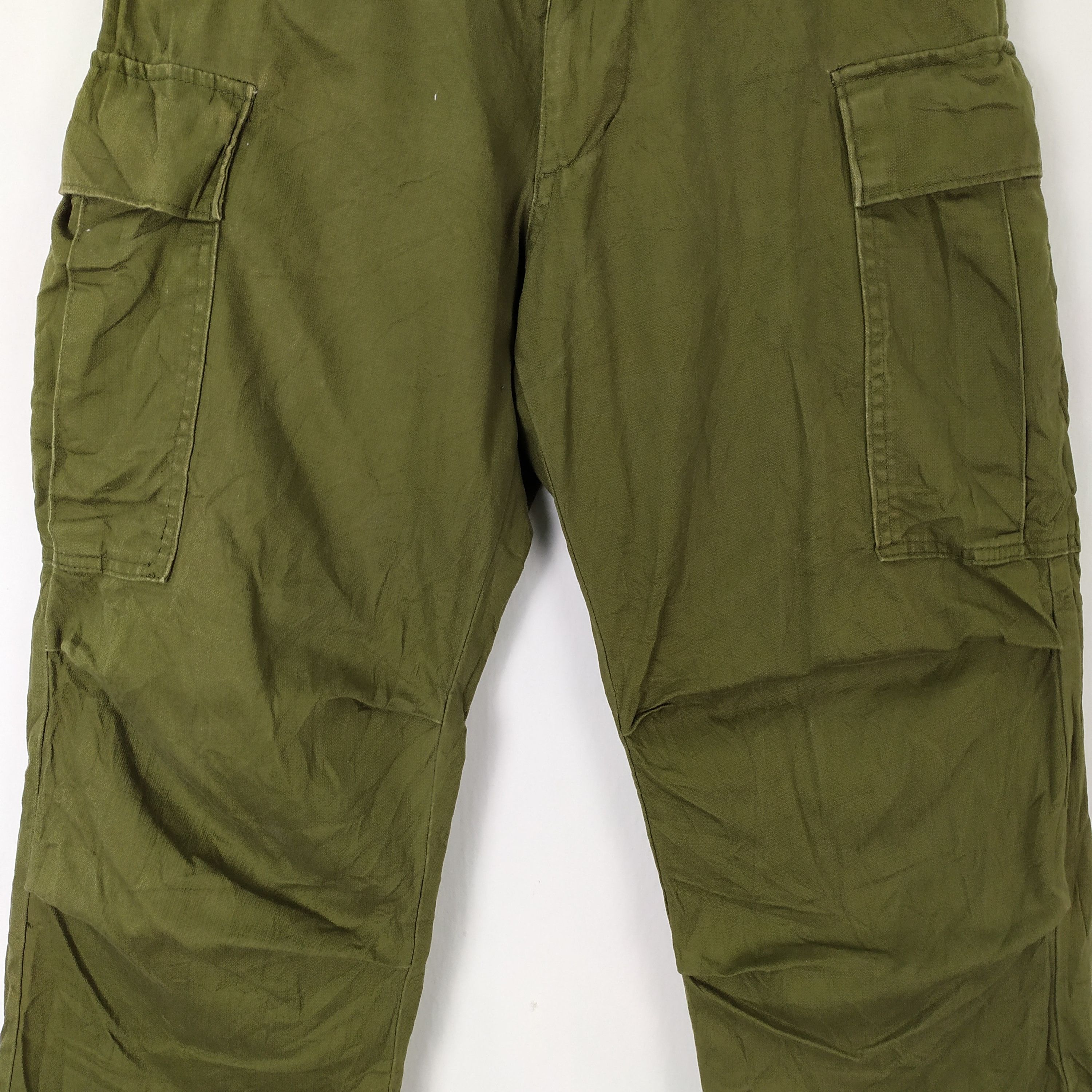Japanese Brand VINTAGE BACK NUMBER BAGGY CARGO PANTS / TACTICAL PANTS Size US 28 / EU 44 - 7 Thumbnail