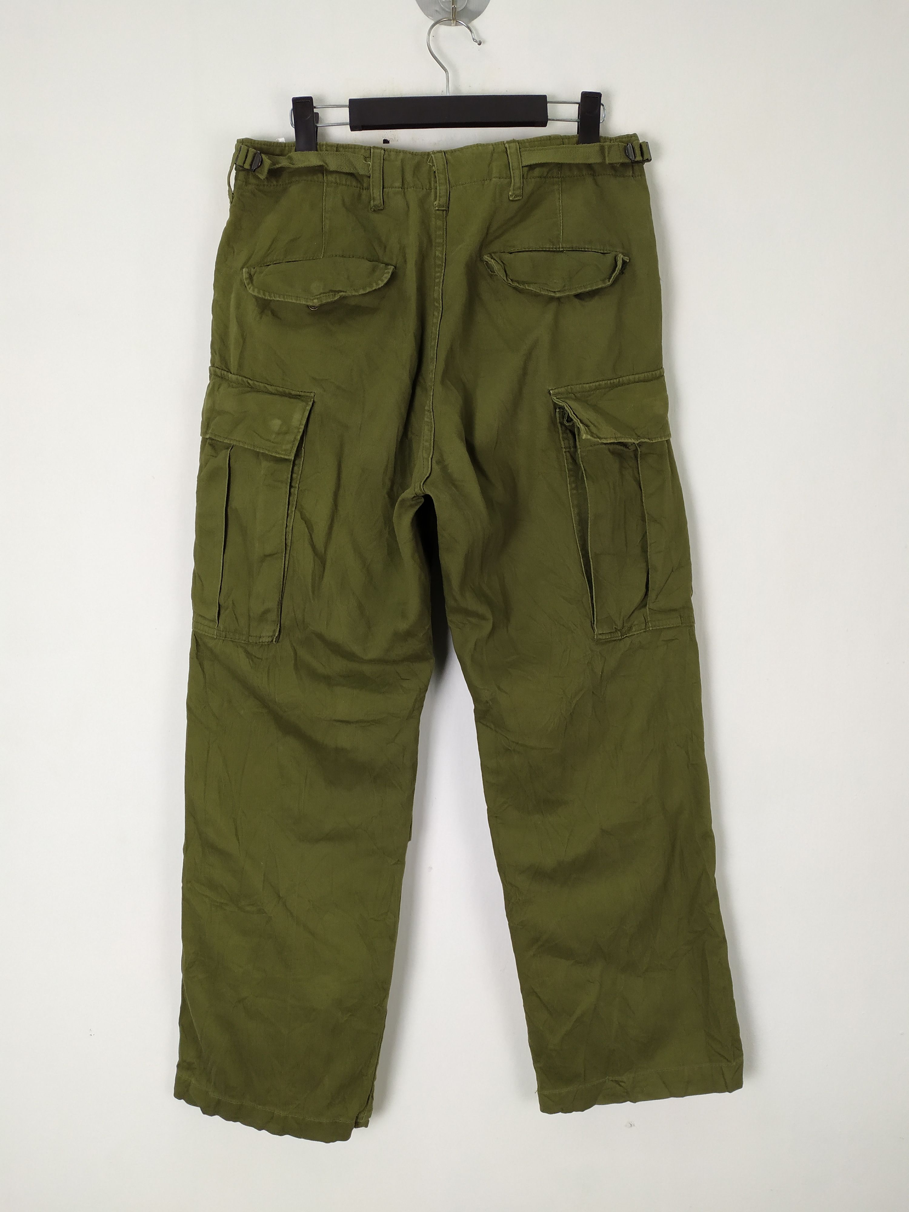 Japanese Brand VINTAGE BACK NUMBER BAGGY CARGO PANTS / TACTICAL PANTS Size US 28 / EU 44 - 9 Thumbnail