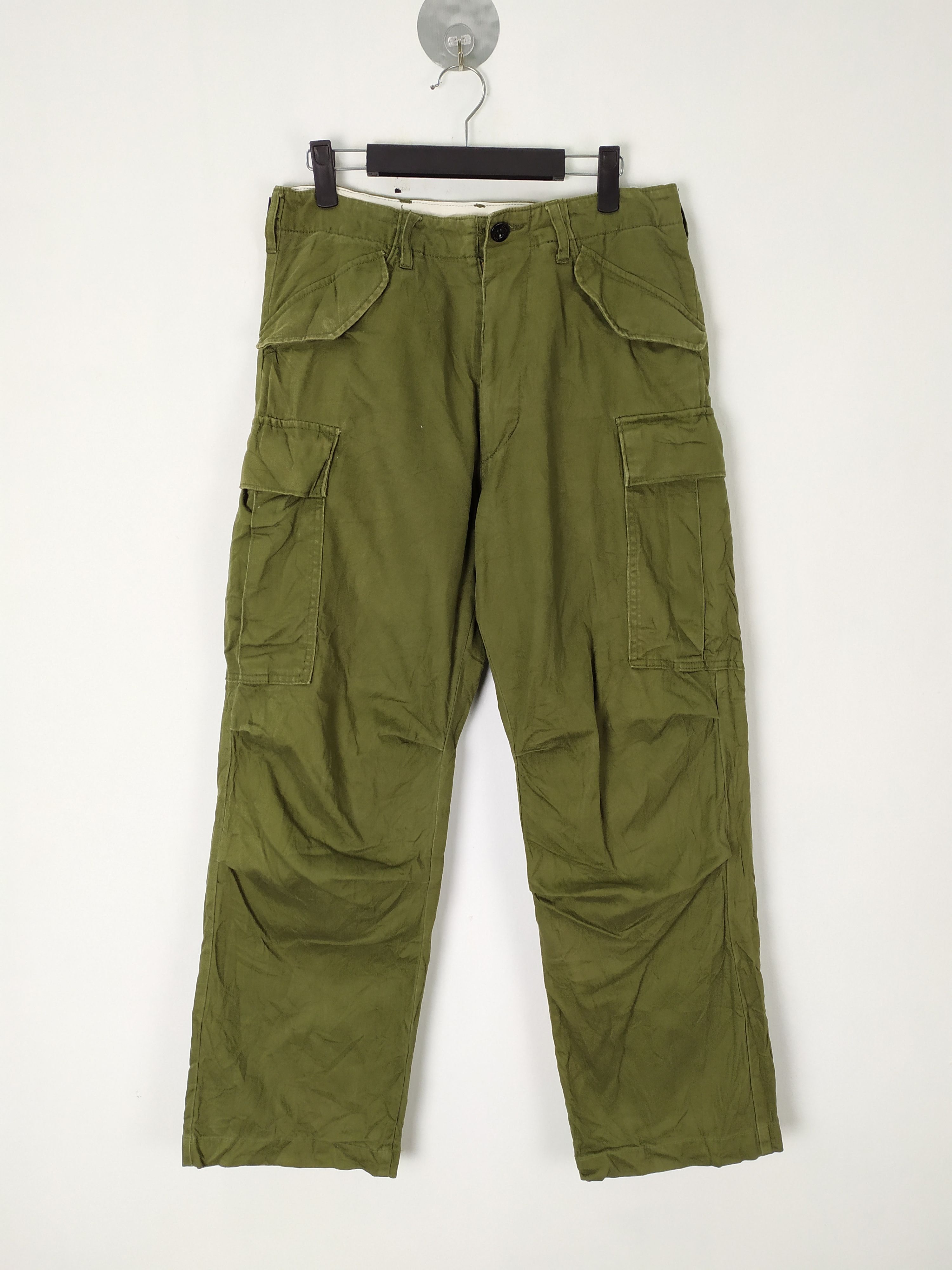 Japanese Brand VINTAGE BACK NUMBER BAGGY CARGO PANTS / TACTICAL PANTS Size US 28 / EU 44 - 1 Thumbnail