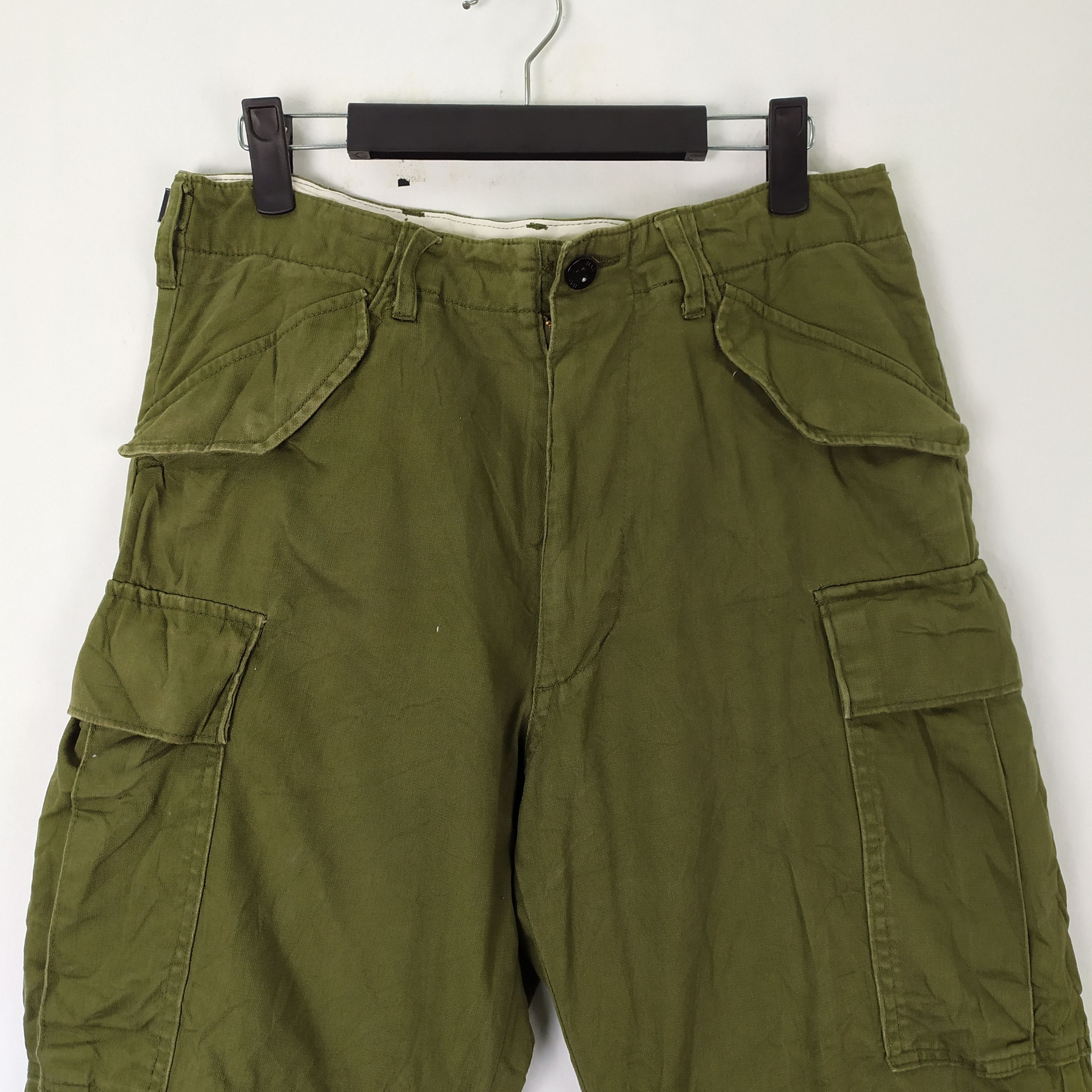 Japanese Brand VINTAGE BACK NUMBER BAGGY CARGO PANTS / TACTICAL PANTS Size US 28 / EU 44 - 8 Thumbnail