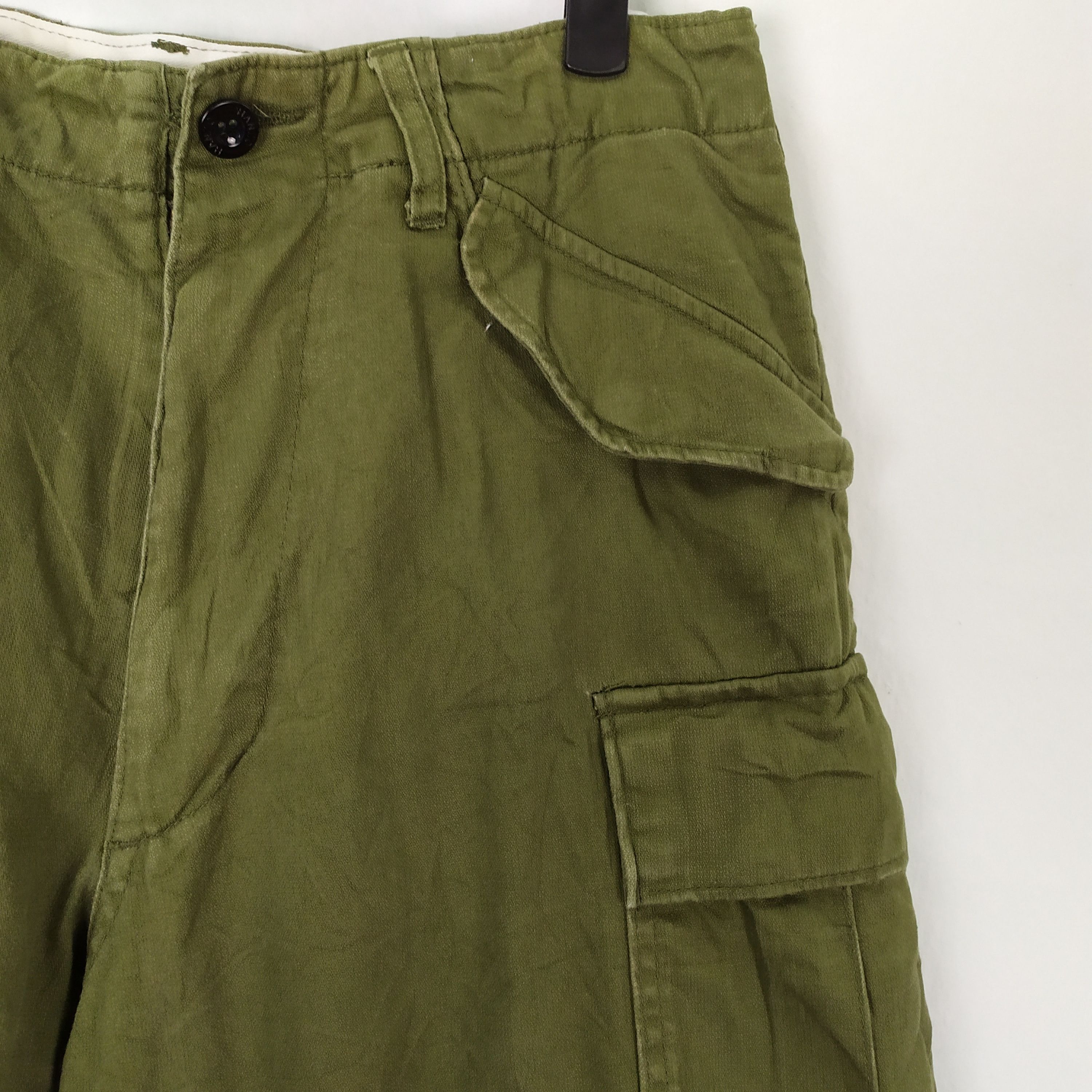 Japanese Brand VINTAGE BACK NUMBER BAGGY CARGO PANTS / TACTICAL PANTS Size US 28 / EU 44 - 2 Thumbnail