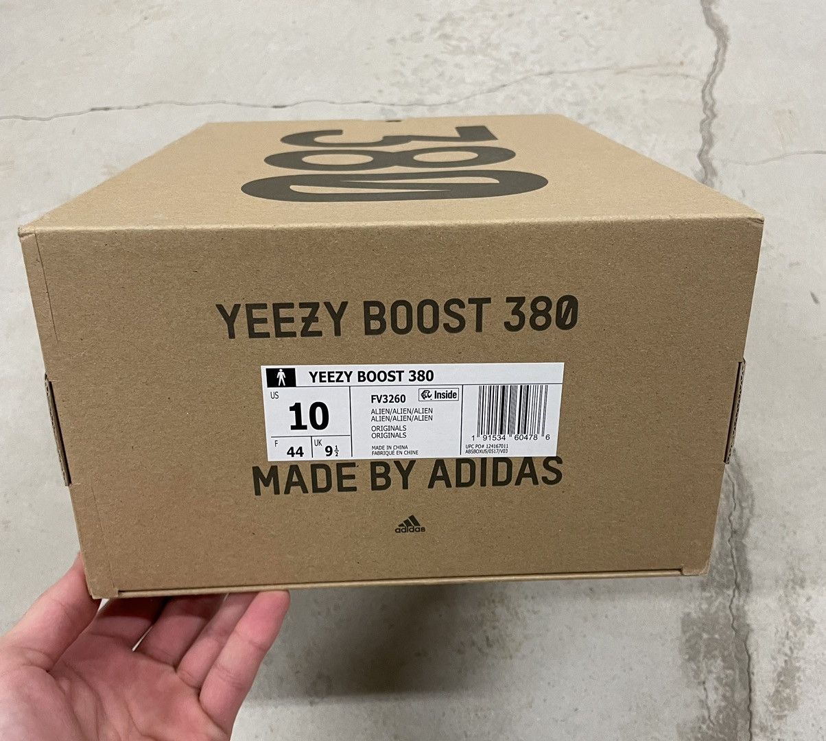 Adidas × Kanye West (2019) Kanye West x Adidas Yeezy 380 Alien (OG) Size : 10 Size US 10 / EU 43 - 24 Thumbnail