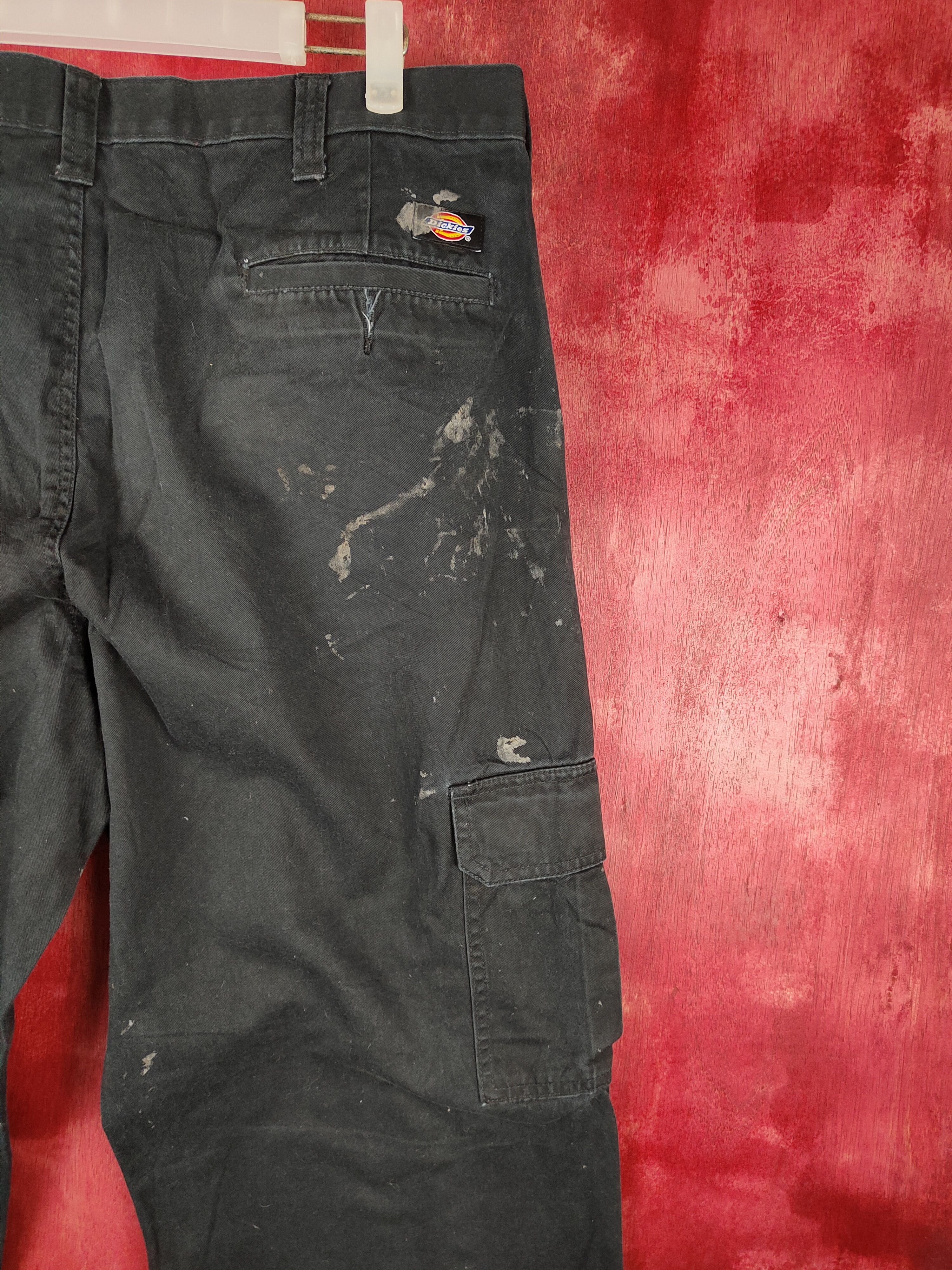 Dickies Dickies vintage Black Multi Pocket Cargo Pants #255B Size US 35 - 10 Thumbnail