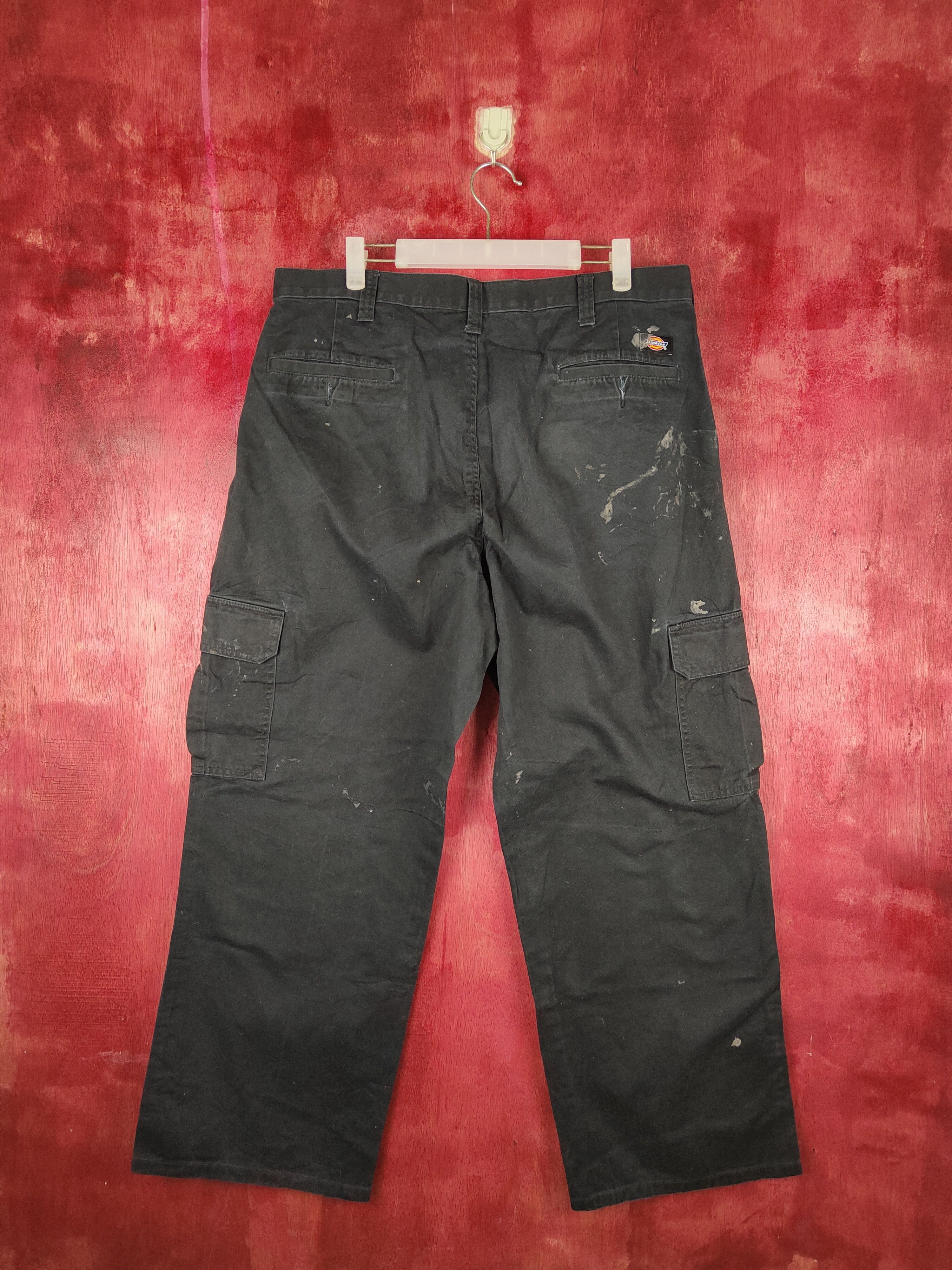 Dickies Dickies vintage Black Multi Pocket Cargo Pants #255B Size US 35 - 7 Thumbnail