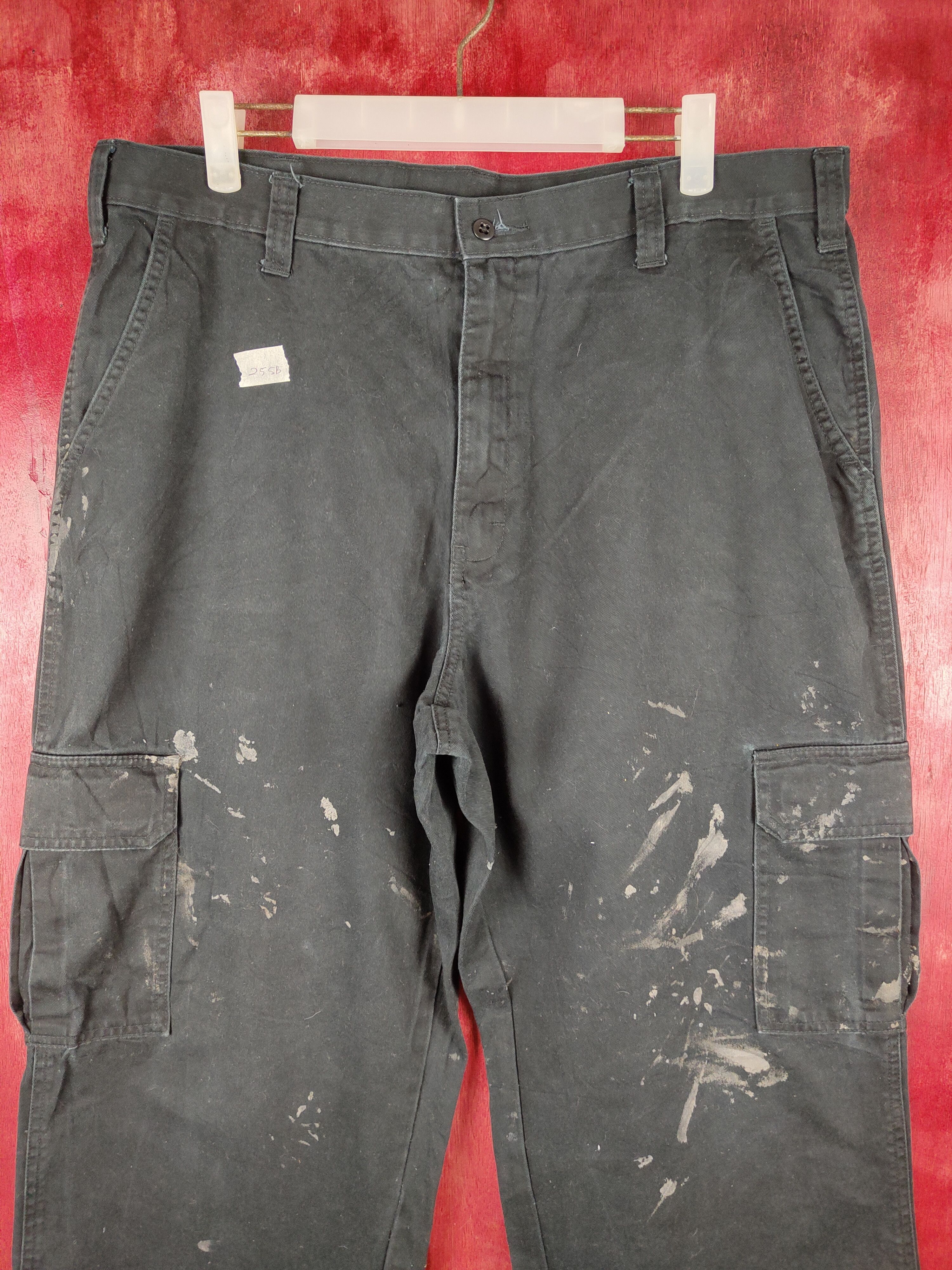 Dickies Dickies vintage Black Multi Pocket Cargo Pants #255B Size US 35 - 2 Thumbnail