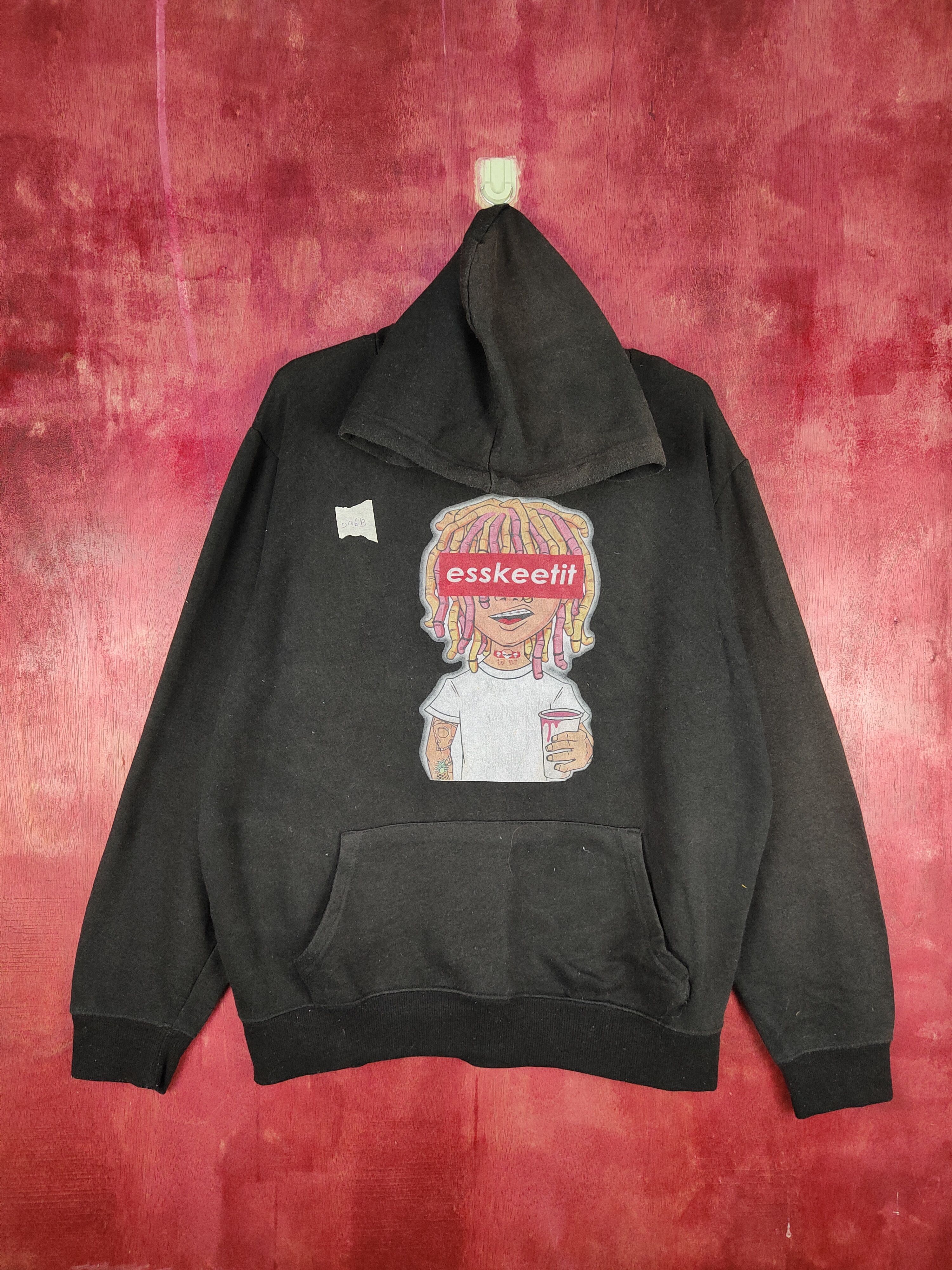 Japanese Brand × Vintage Esskeetit Black Hoodie Sweatshirt hoodie #296B Size US L / EU 52-54 / 3 - 1 Thumbnail