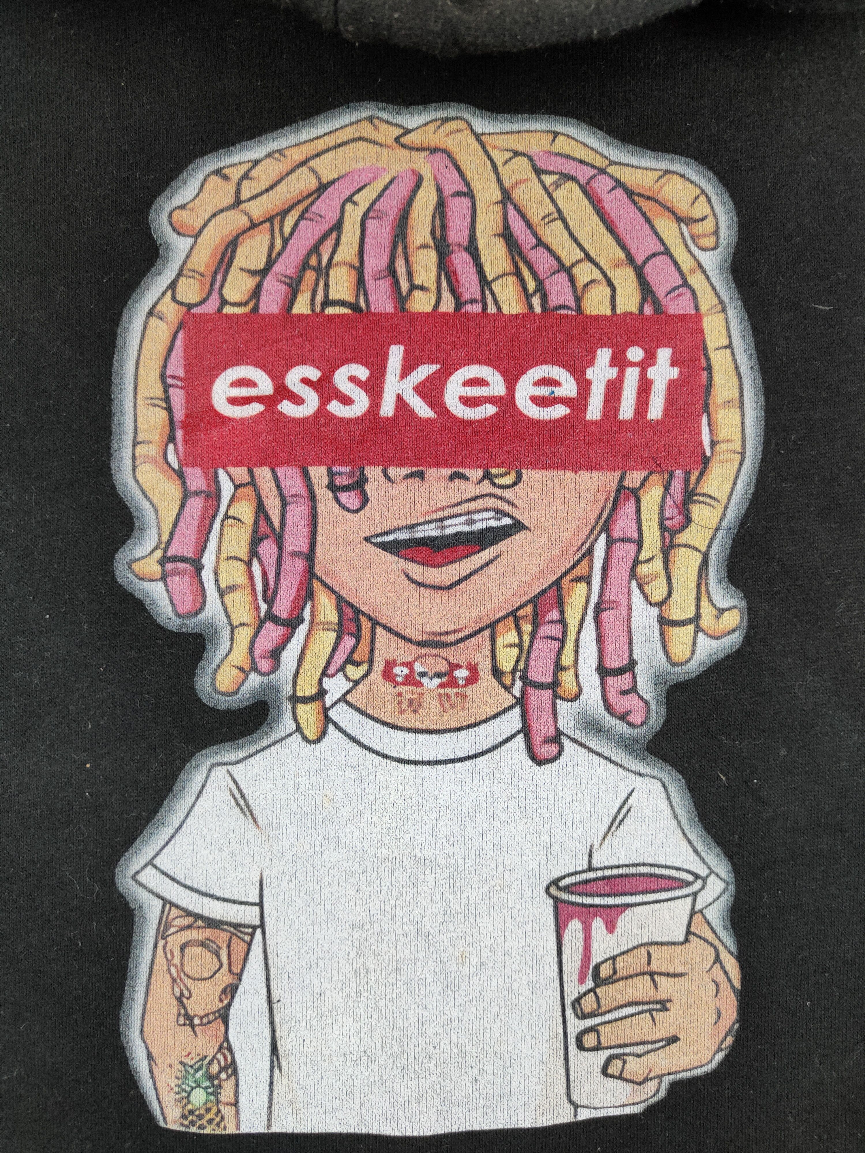 Japanese Brand × Vintage Esskeetit Black Hoodie Sweatshirt hoodie #296B Size US L / EU 52-54 / 3 - 3 Thumbnail