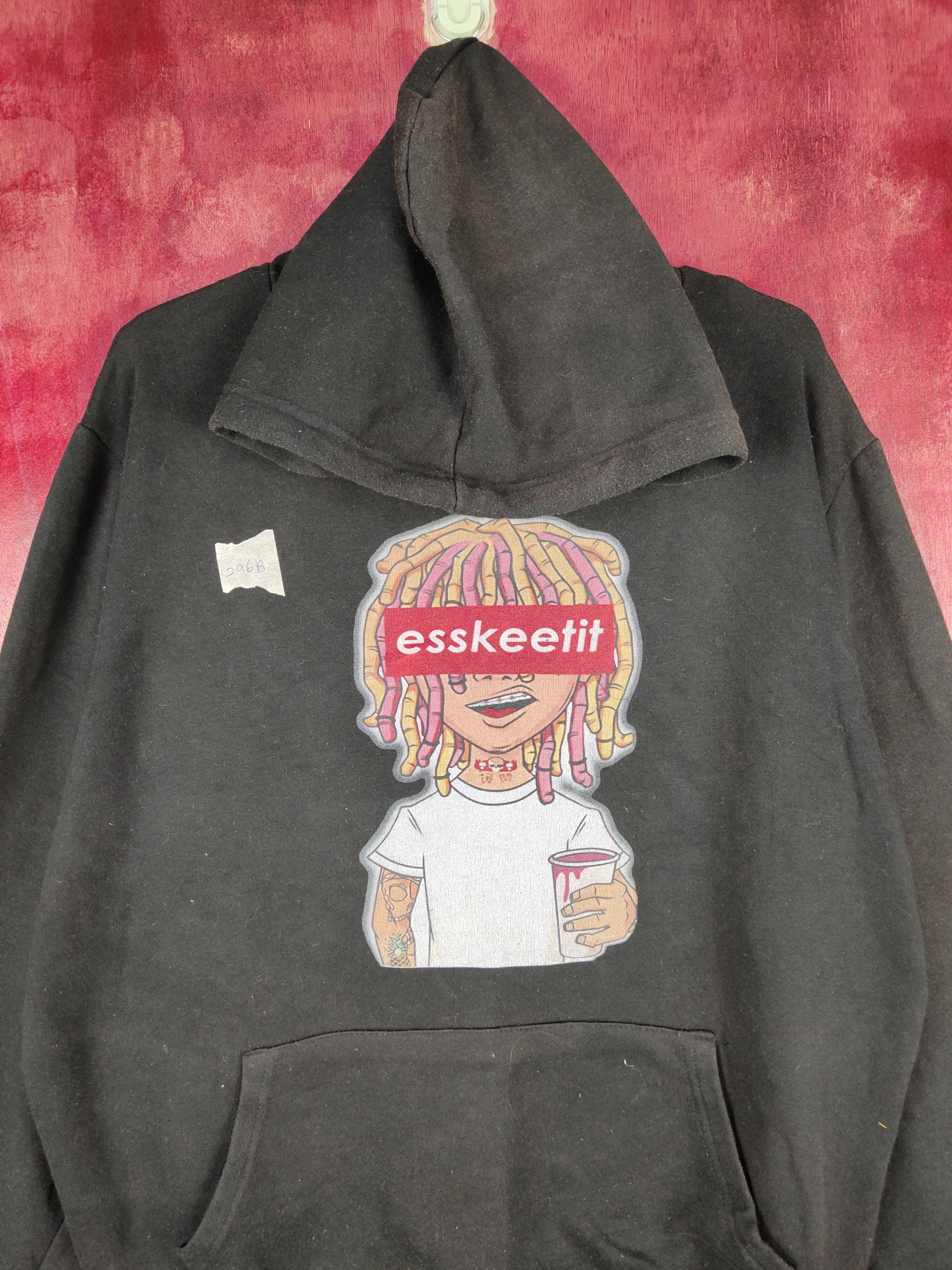 Japanese Brand × Vintage Esskeetit Black Hoodie Sweatshirt hoodie #296B Size US L / EU 52-54 / 3 - 2 Thumbnail