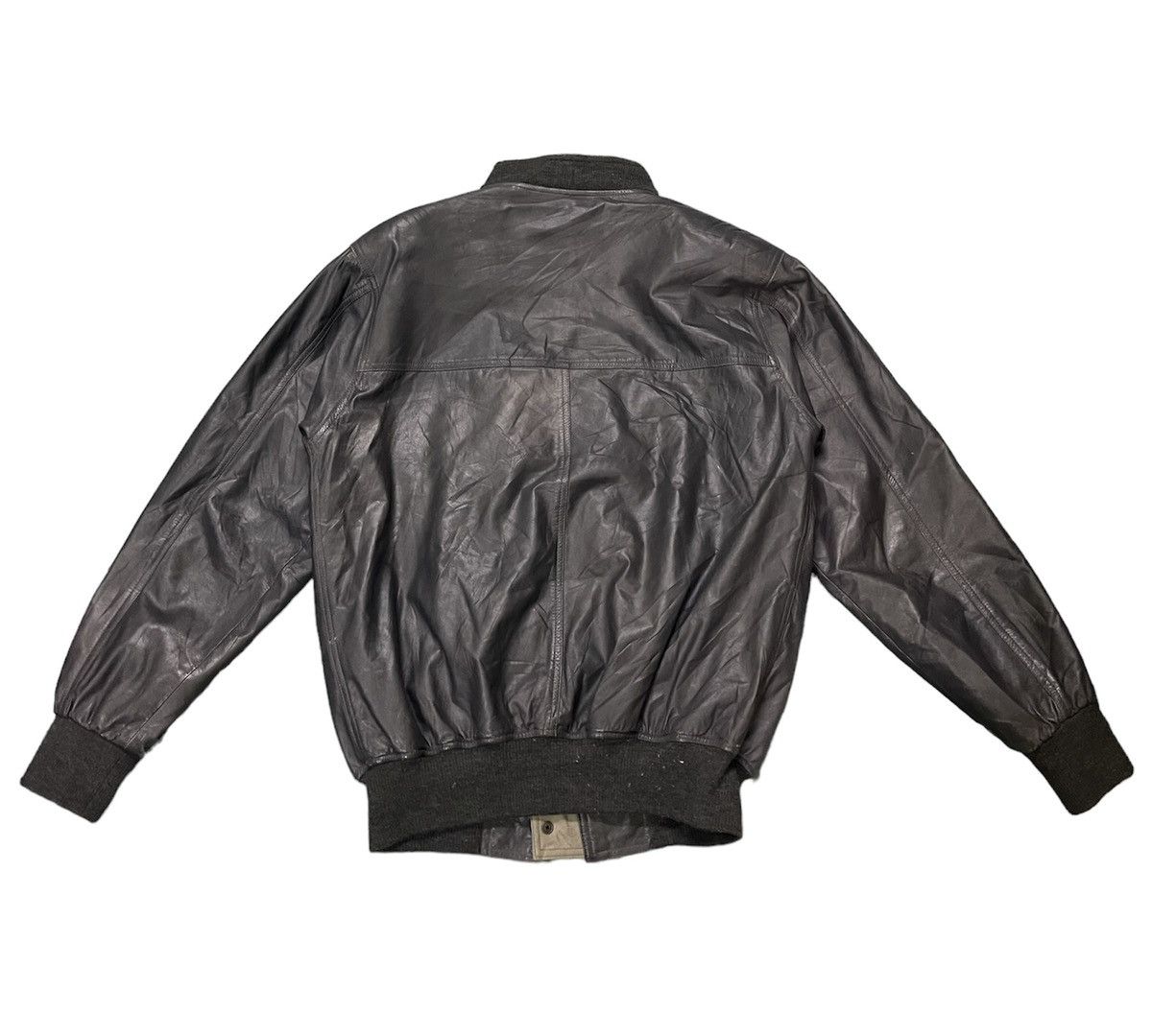 Vintage VINTAGE ARTIGIANO LEATHER BOMBER JACKETJ Size US L / EU 52-54 / 3 - 2 Thumbnail