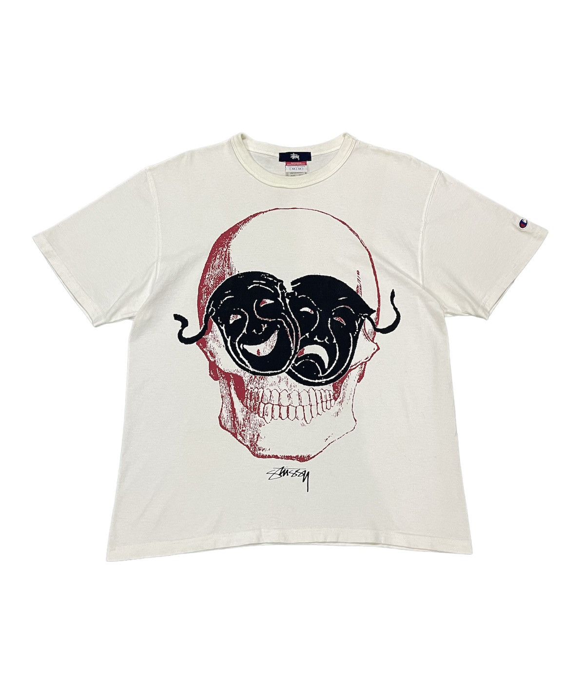 Stussy X Champion T Shirt | Grailed