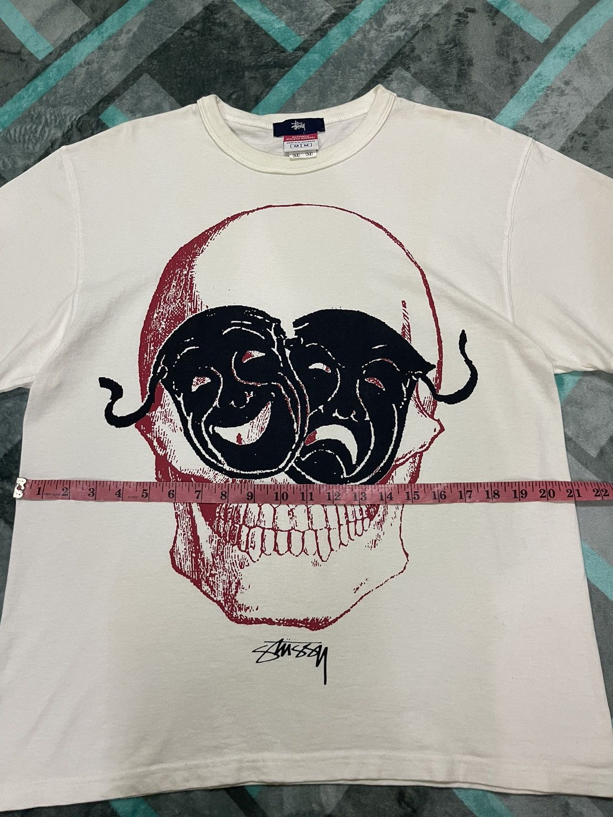 Champion VINTAGE STUSSY X CHAMPION 5th ANNIVERSARY TSHIRT Size US M / EU 48-50 / 2 - 10 Thumbnail