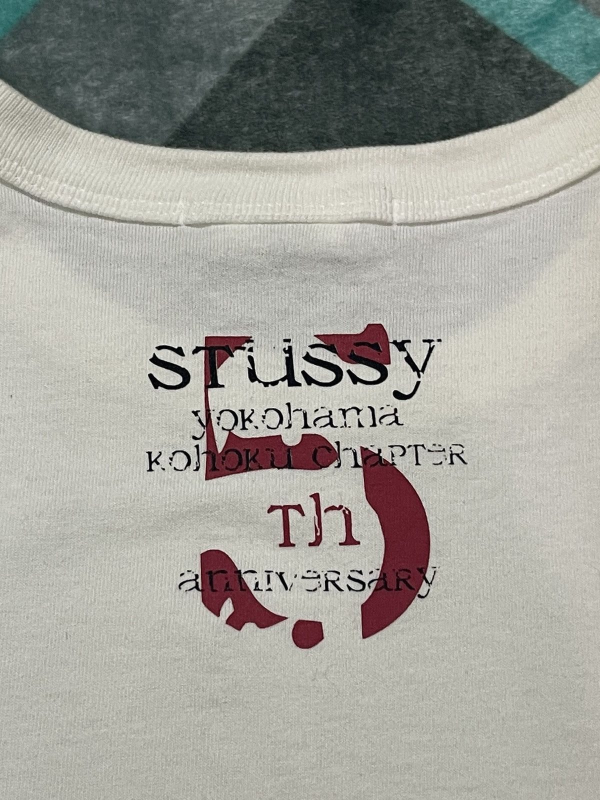 Champion VINTAGE STUSSY X CHAMPION 5th ANNIVERSARY TSHIRT Size US M / EU 48-50 / 2 - 7 Thumbnail