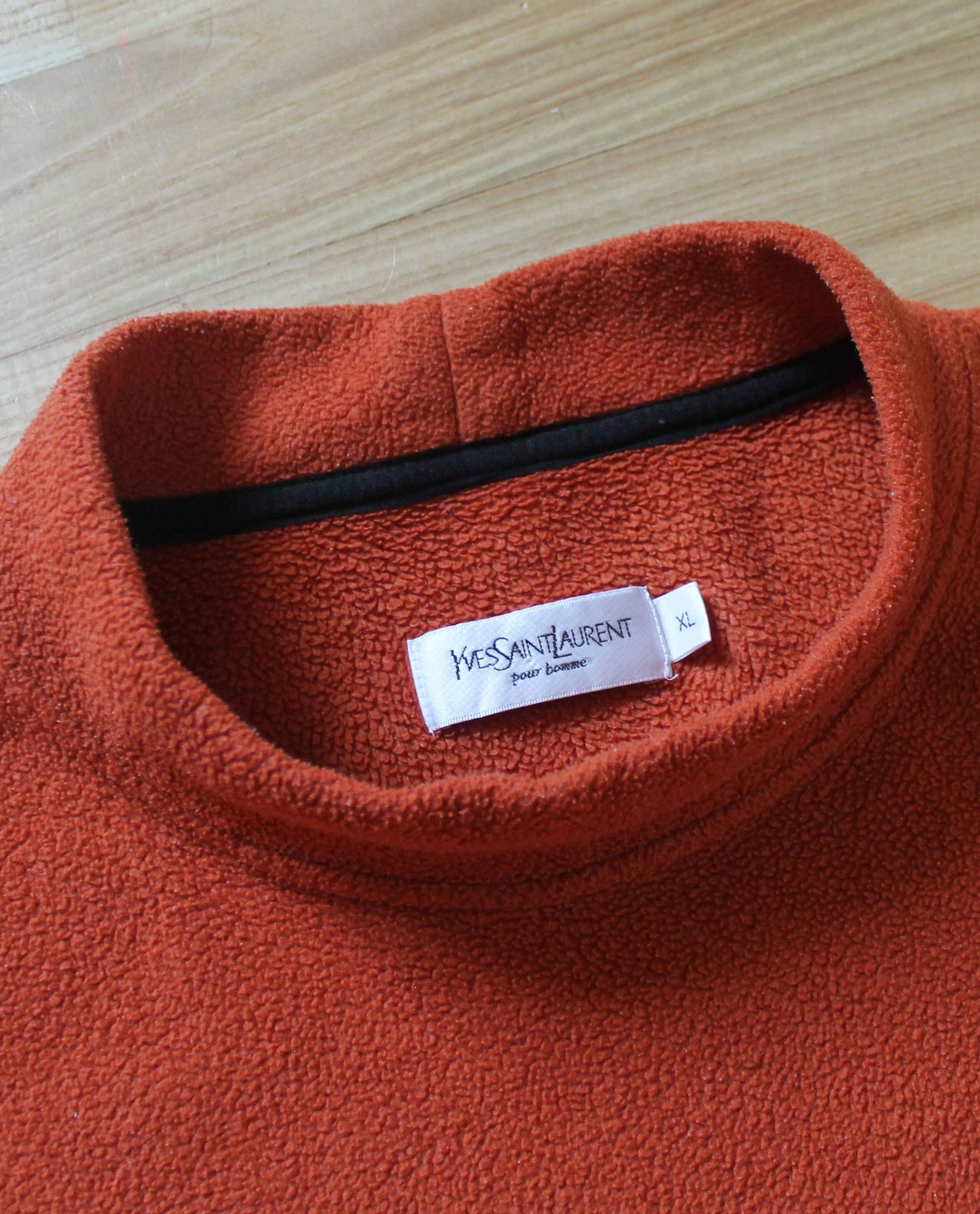 Yves Saint Laurent Vintage Yves Saint Laurent Fleece Orange Sweater Size US XL / EU 56 / 4 - 7 Thumbnail