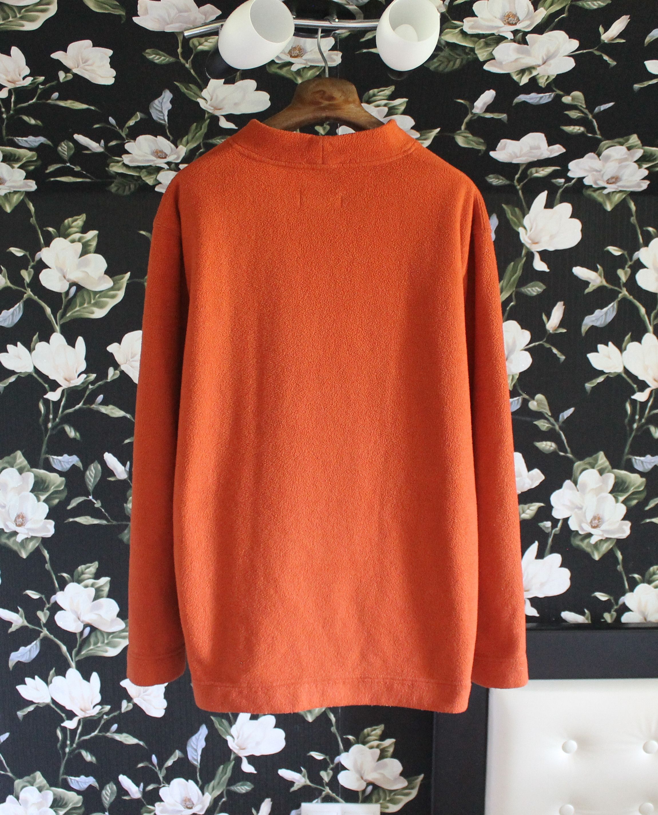 Yves Saint Laurent Vintage Yves Saint Laurent Fleece Orange Sweater Size US XL / EU 56 / 4 - 4 Thumbnail