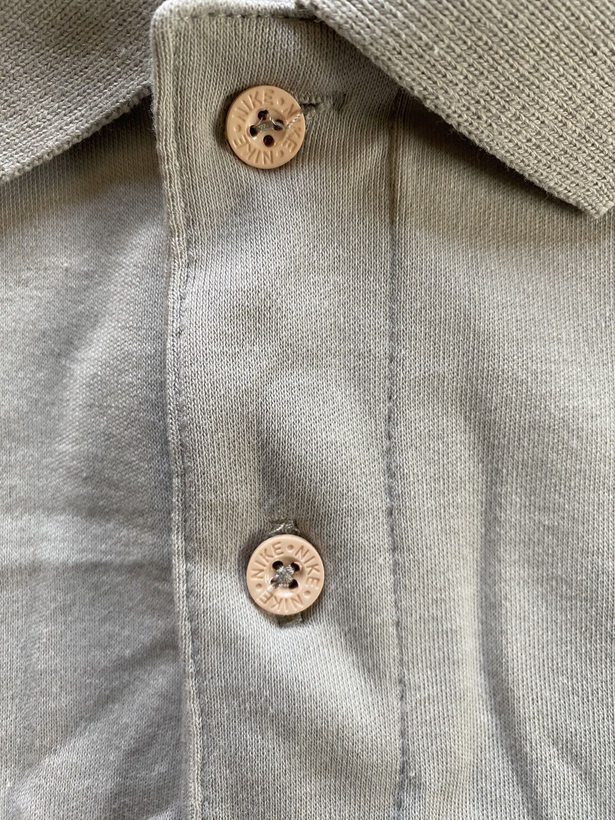 Nike Vintage Early 90’s Nike Mini Swoosh Gray Single Stitch Polo Size US M / EU 48-50 / 2 - 9 Thumbnail