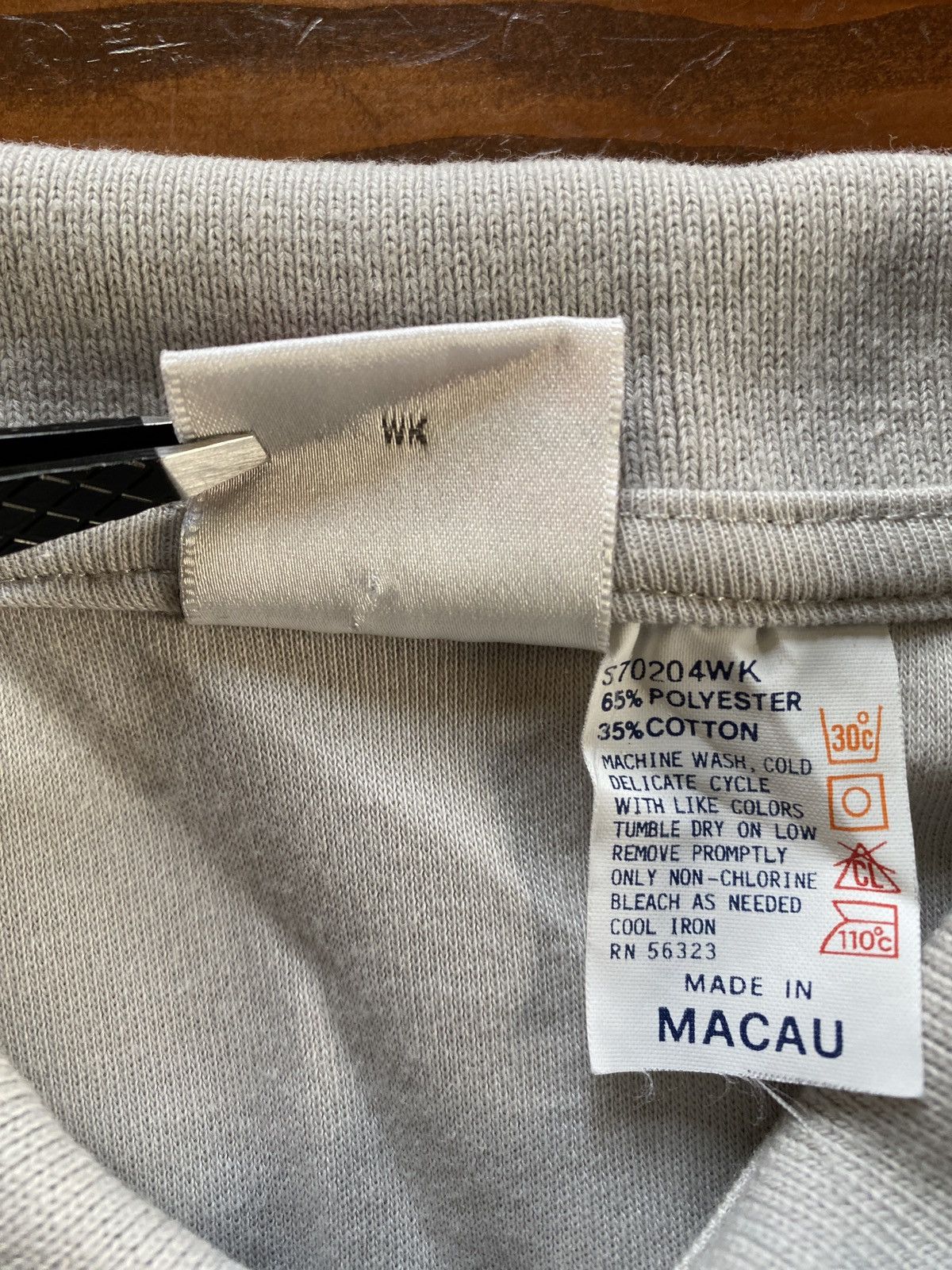 Nike Vintage Early 90’s Nike Mini Swoosh Gray Single Stitch Polo Size US M / EU 48-50 / 2 - 8 Thumbnail