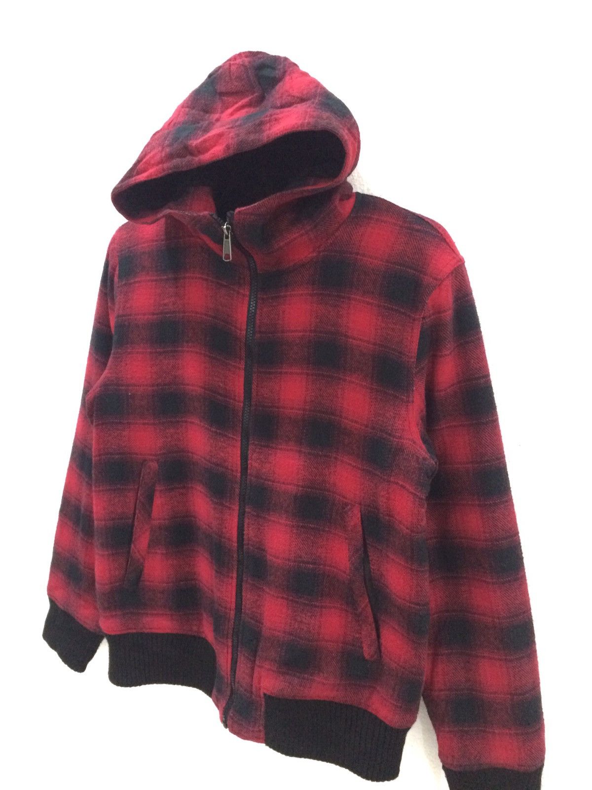 Japanese Brand Japanese Brand Smith's Plaid Tartan Hoodies Zipper Jacket Size US M / EU 48-50 / 2 - 3 Thumbnail