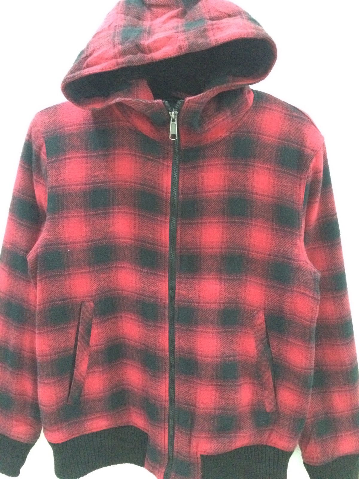 Japanese Brand Japanese Brand Smith's Plaid Tartan Hoodies Zipper Jacket Size US M / EU 48-50 / 2 - 2 Thumbnail