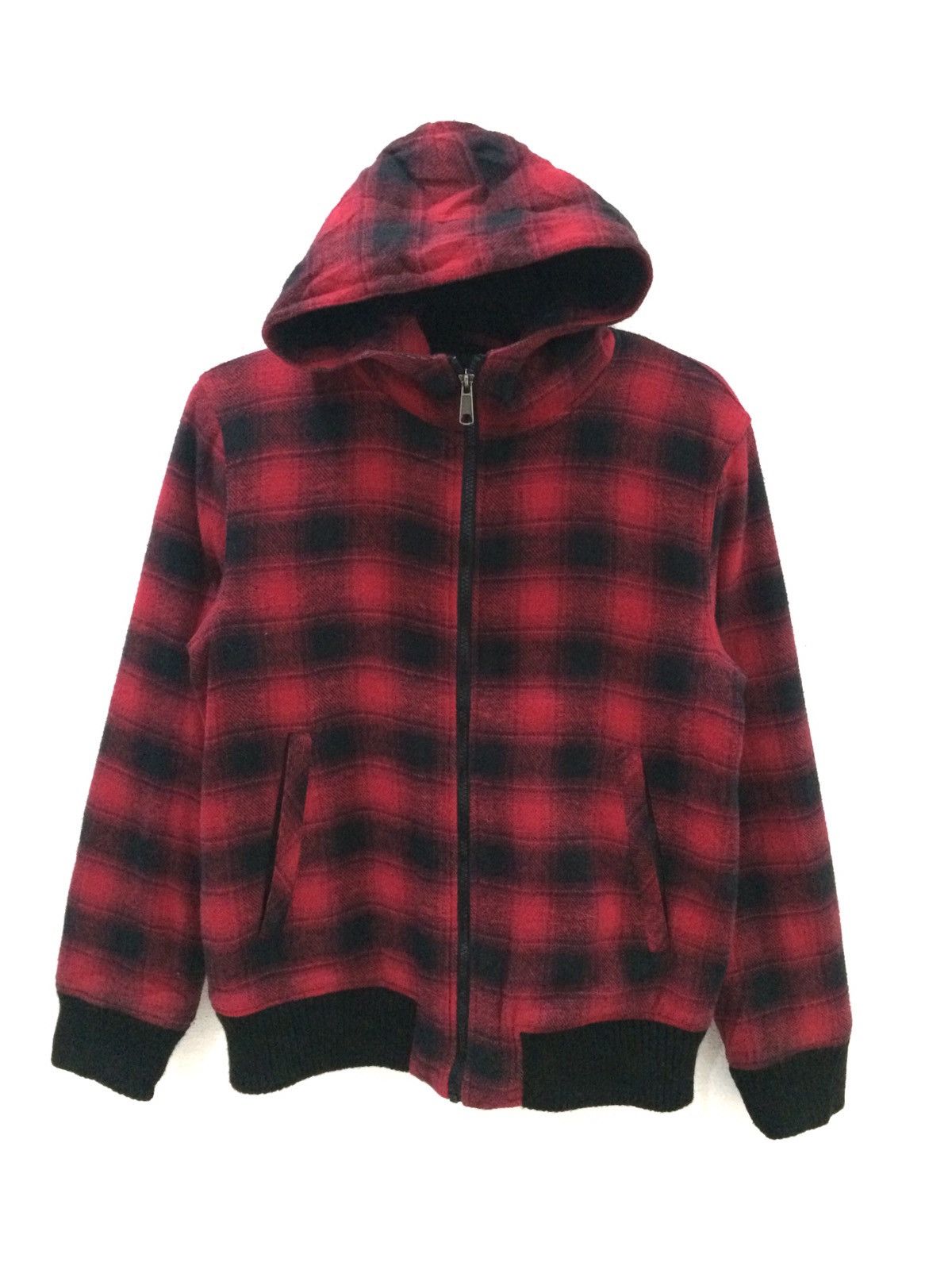 Japanese Brand Japanese Brand Smith's Plaid Tartan Hoodies Zipper Jacket Size US M / EU 48-50 / 2 - 1 Thumbnail