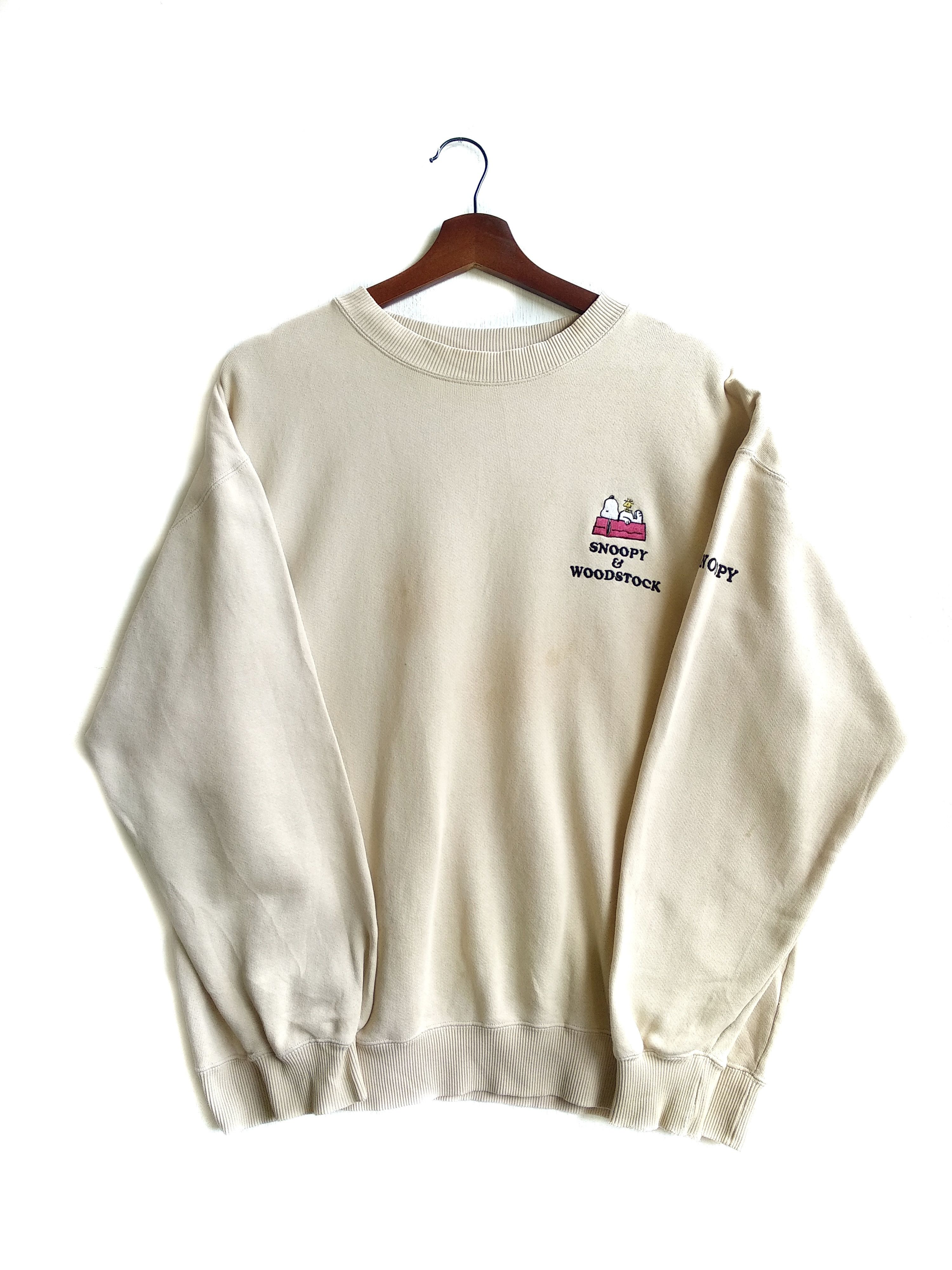 Peanuts × Vintage Vintage Peanuts Woodstock Sweatshirt/Size L Size US L / EU 52-54 / 3 - 2 Thumbnail