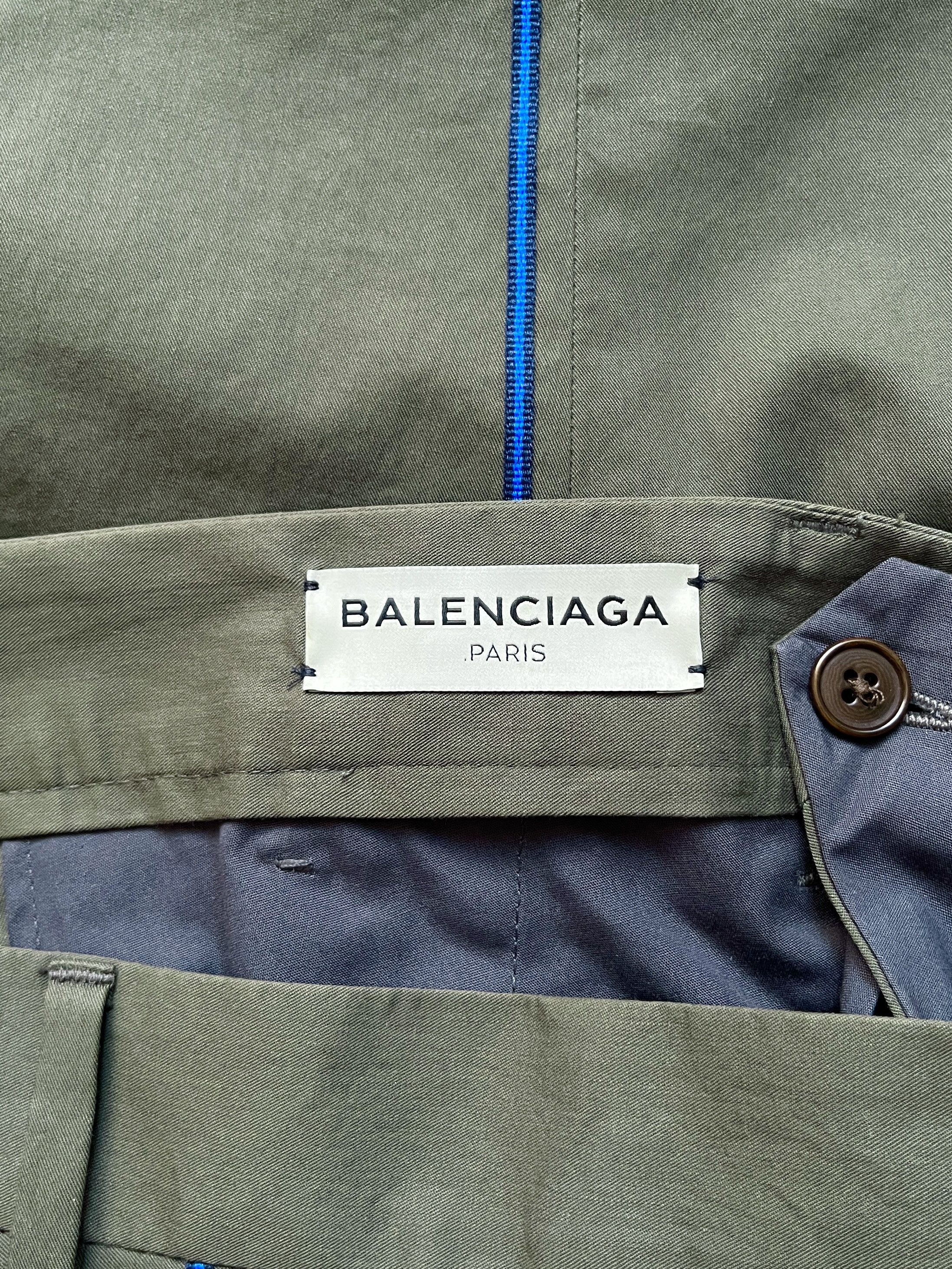 Balenciaga ⚡️QUICK SALE⚡️Sample Balenciaga by Demna Olive Green Pants Size US 32 / EU 48 - 4 Thumbnail