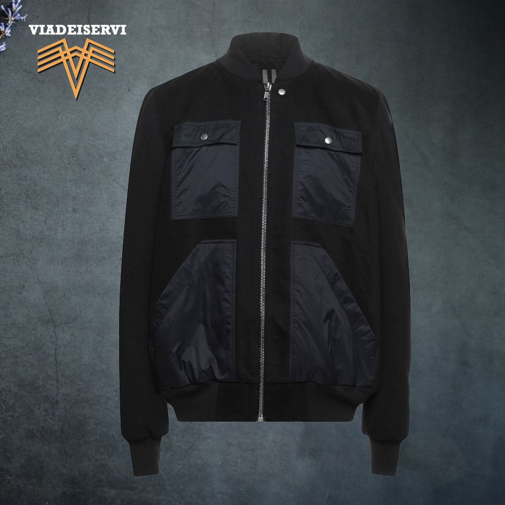 image of Rick Owens Drkshdw Bomber In Black Color, Men's (Size XL)