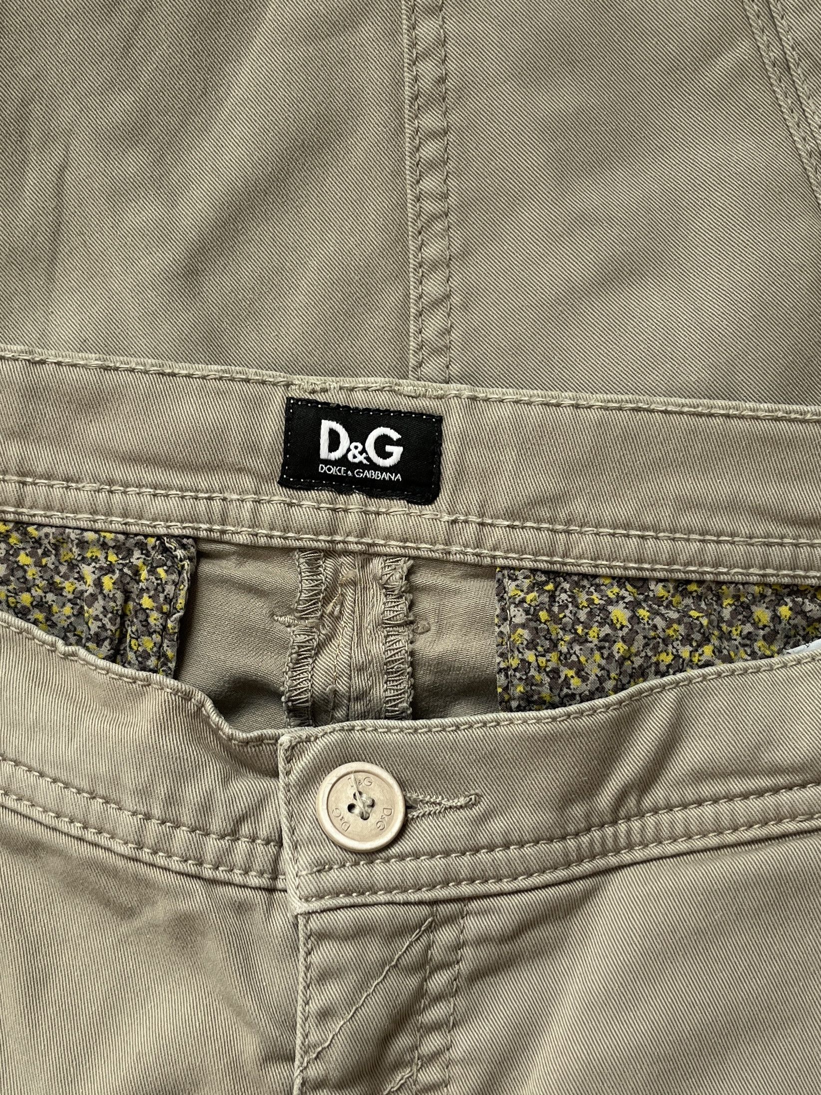 Dolce & Gabbana ⚡️QUICK SALE⚡️Dolce & Gabbana Beige Pants Trousers Cargo Size US 29 - 5 Thumbnail