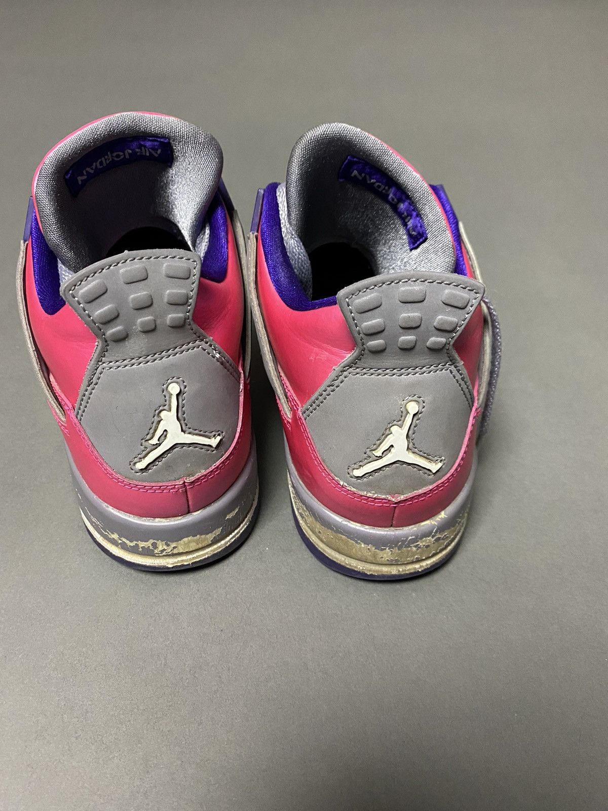 Jordan Brand Air Jordan 4 Retro GS Pink Foil vintage aj4 sneakers Size US 7 / EU 40 - 4 Thumbnail