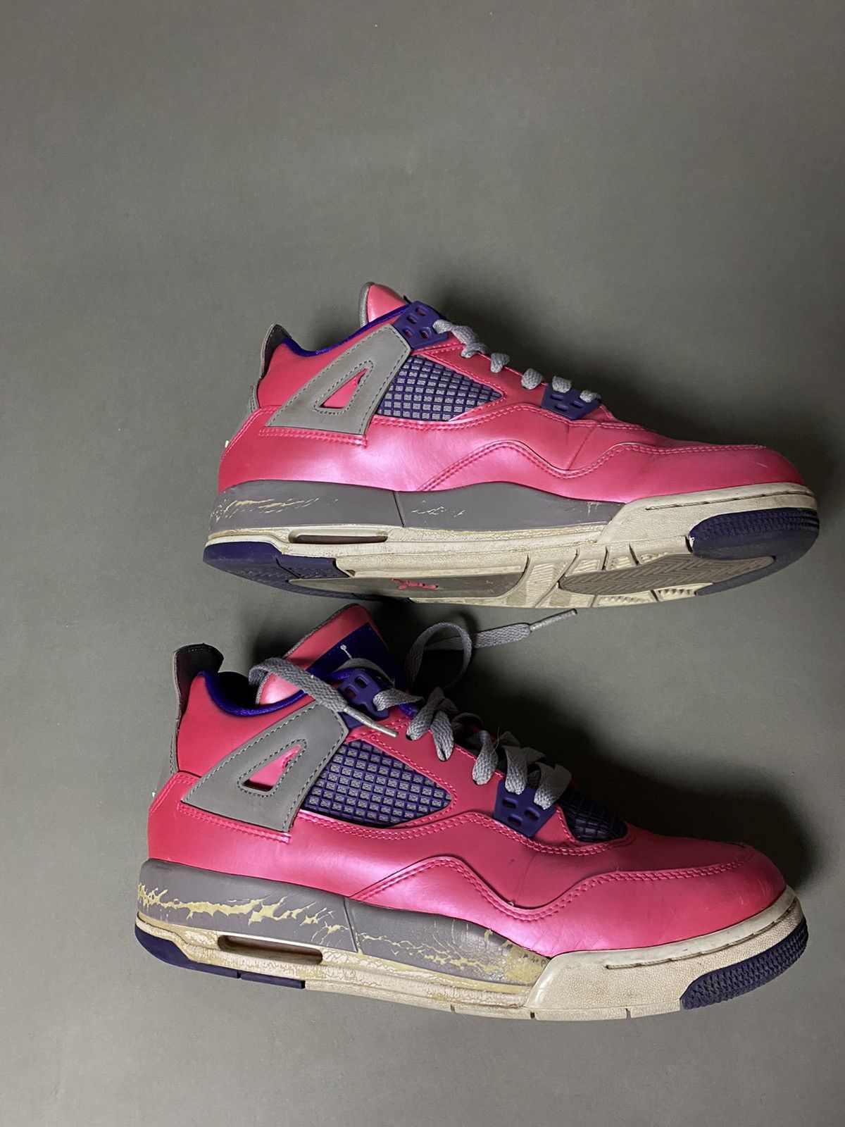 Jordan Brand Air Jordan 4 Retro GS Pink Foil vintage aj4 sneakers Size US 7 / EU 40 - 7 Thumbnail