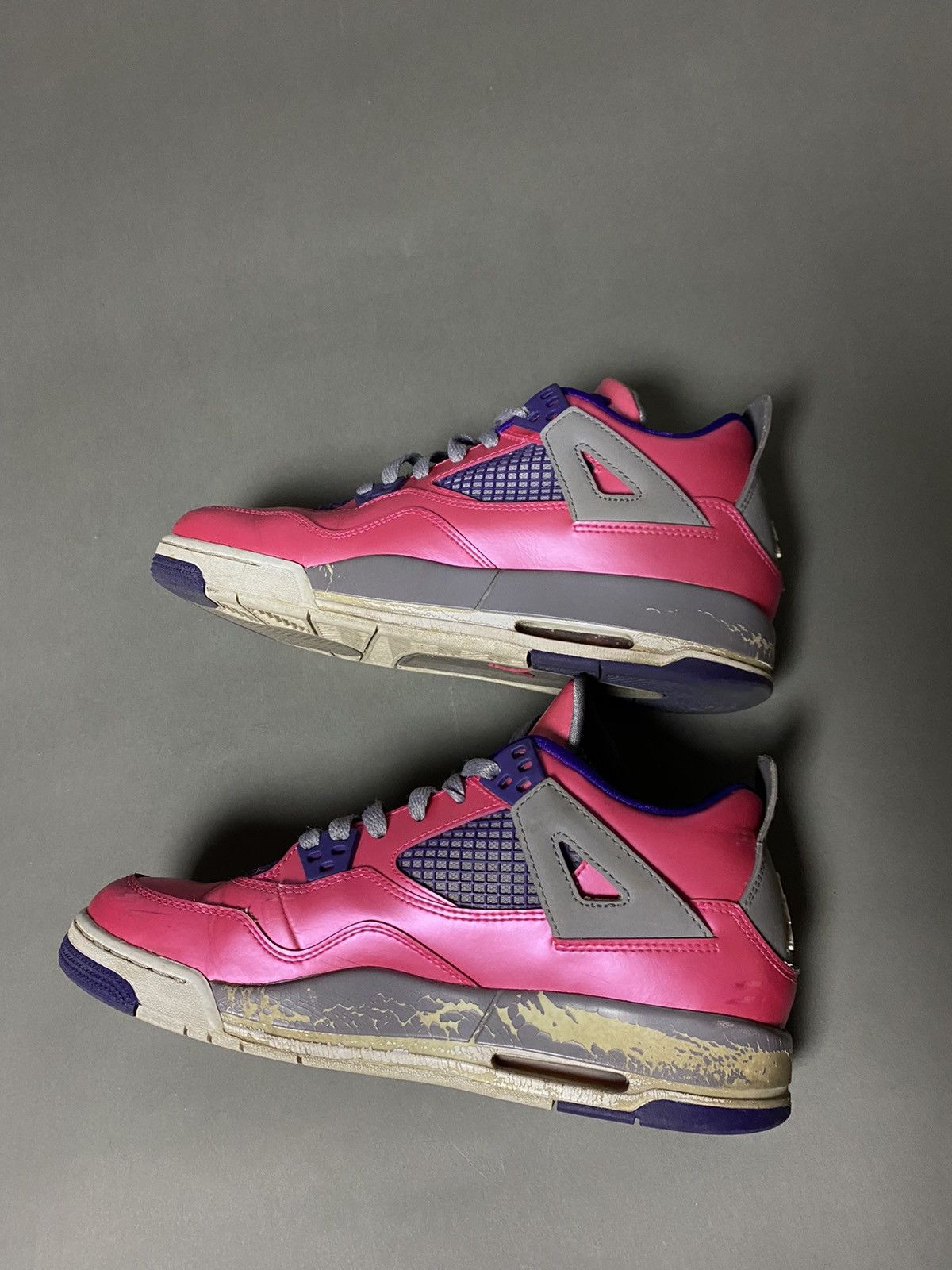 Jordan Brand Air Jordan 4 Retro GS Pink Foil vintage aj4 sneakers Size US 7 / EU 40 - 6 Thumbnail