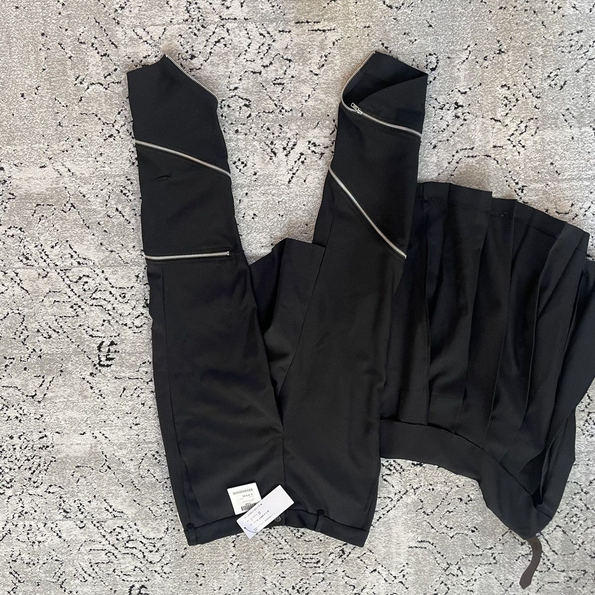 Comme des Garcons $915 COMME DES GARCONS BLACK PANTS SPIRAL ZIP SKIRT Size US 32 / EU 48 - 4 Thumbnail