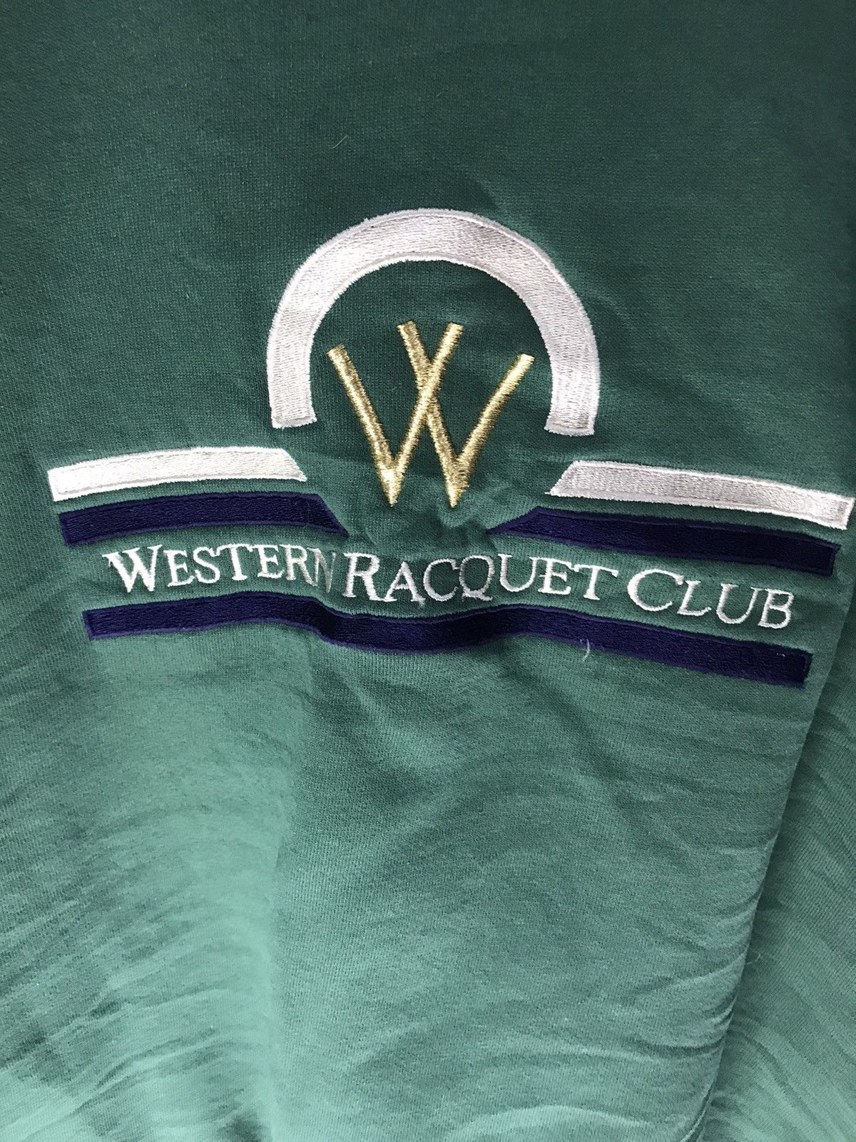 Russell Athletic × Vintage Vintage western racquet club spellout sweatshirt by Russell Size US XL / EU 56 / 4 - 3 Thumbnail