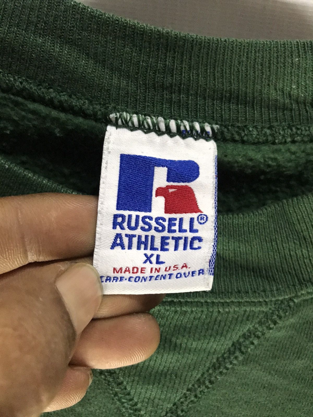 Russell Athletic × Vintage Vintage western racquet club spellout sweatshirt by Russell Size US XL / EU 56 / 4 - 4 Thumbnail