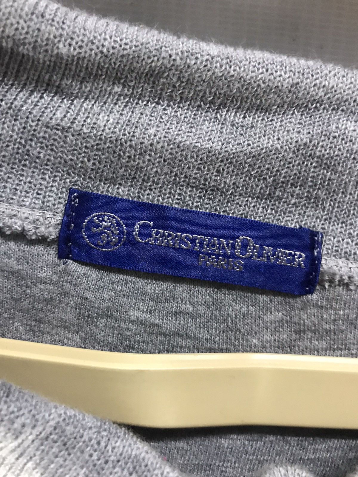Designer Christian Olivier spellout sweatshirt Size US L / EU 52-54 / 3 - 3 Thumbnail