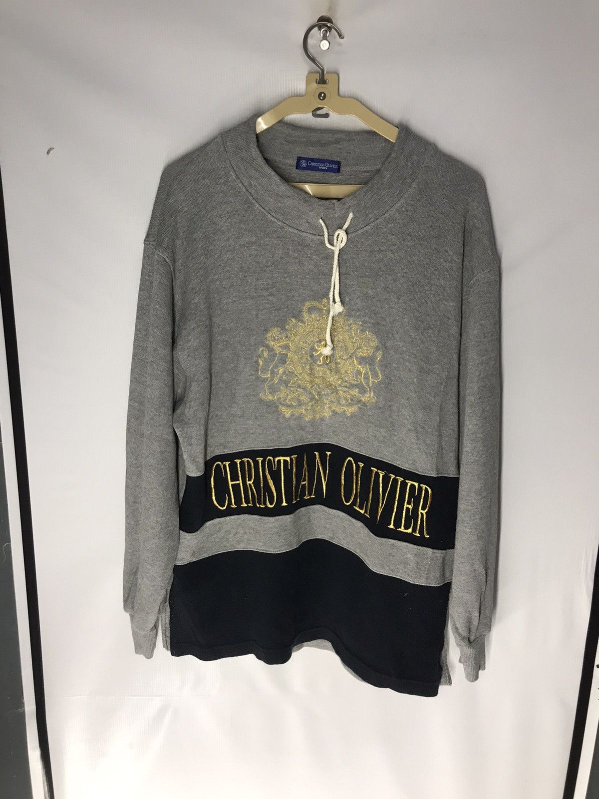 Designer Christian Olivier spellout sweatshirt Size US L / EU 52-54 / 3 - 5 Thumbnail
