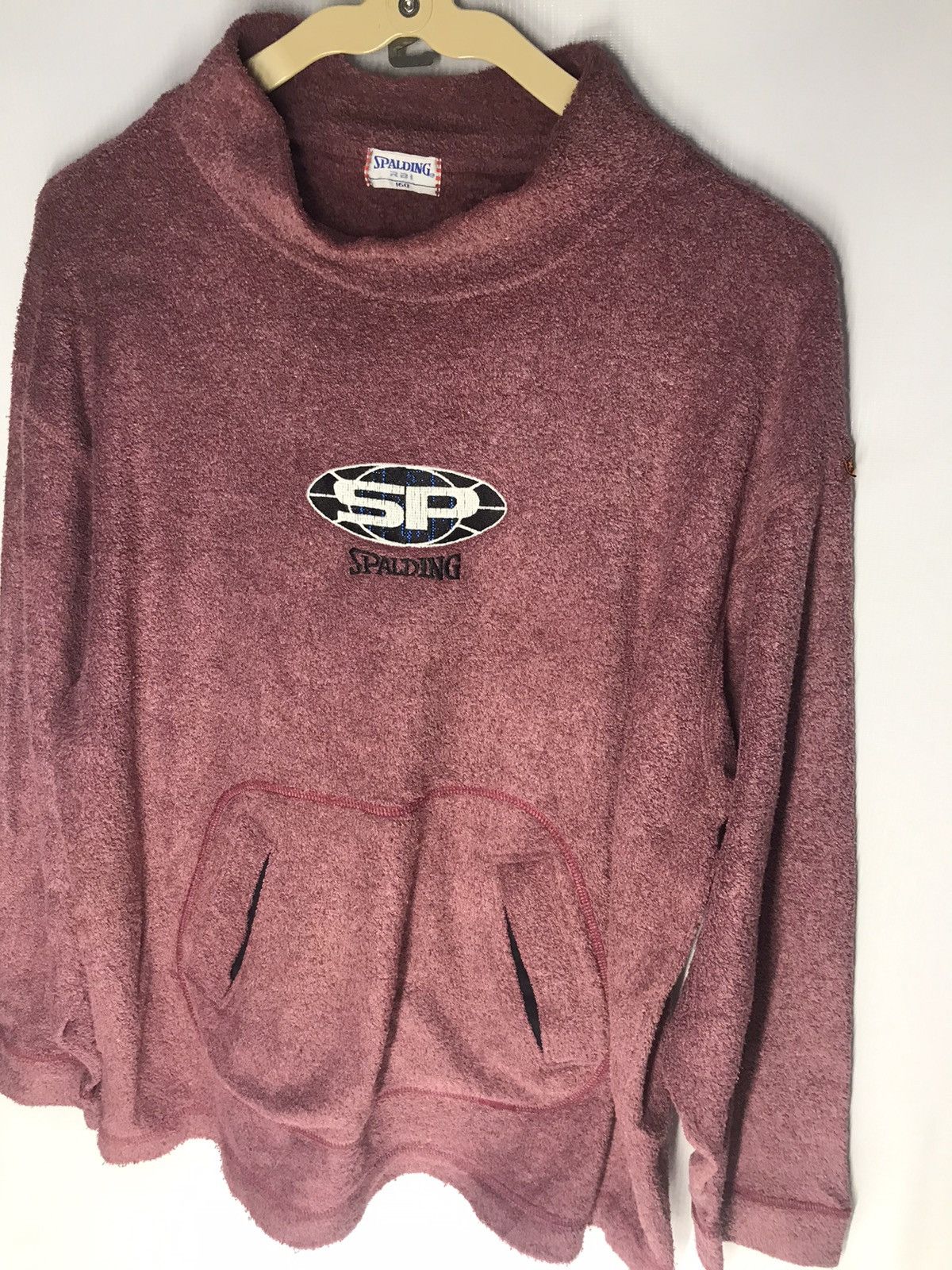 Spalding × Vintage Vintage spalding turtleneck sweatshirt Size US L / EU 52-54 / 3 - 7 Thumbnail