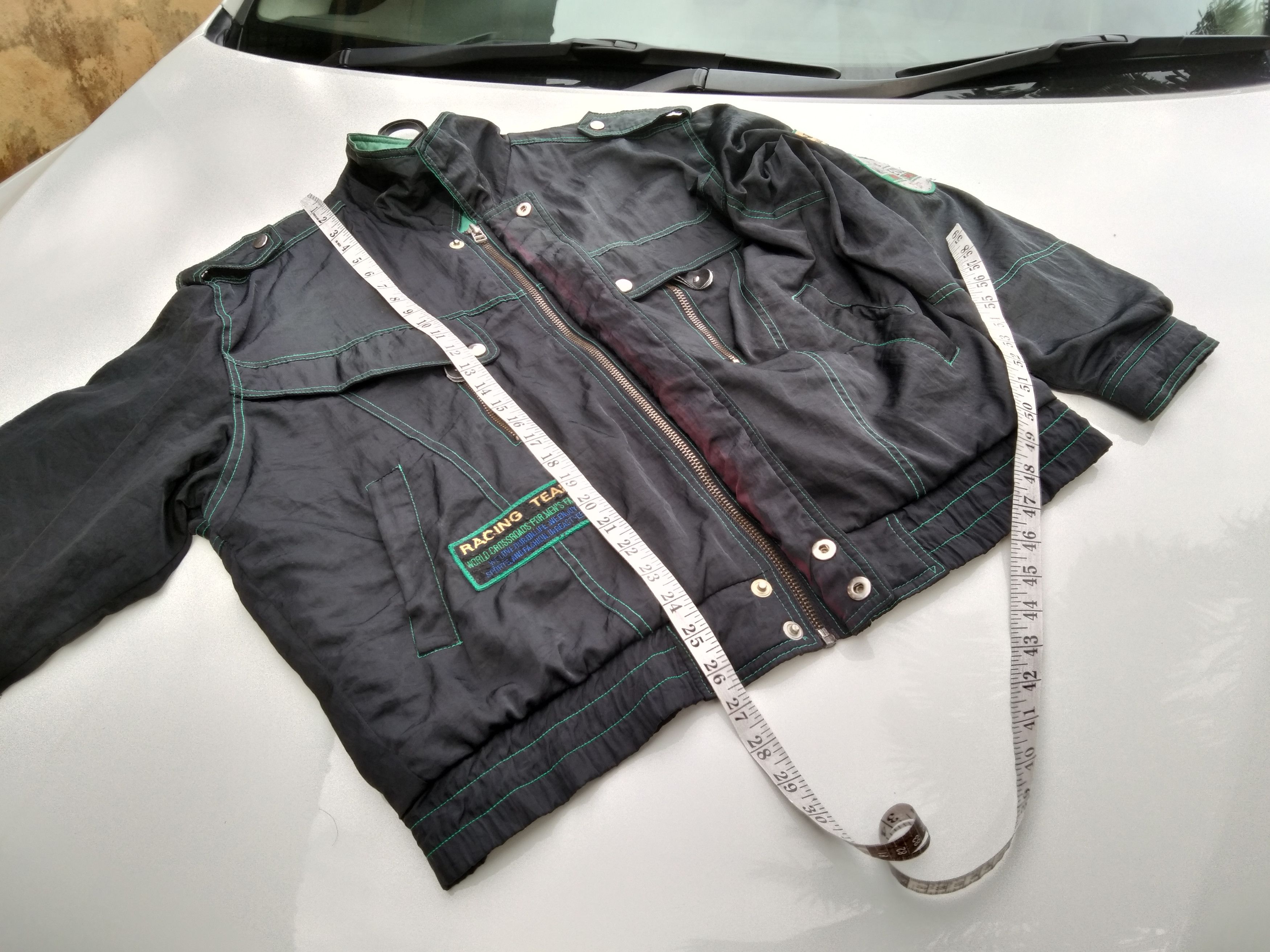 Vintage VINTAGE MILE STONE RACING STAFF JACKET Size US L / EU 52-54 / 3 - 11 Thumbnail