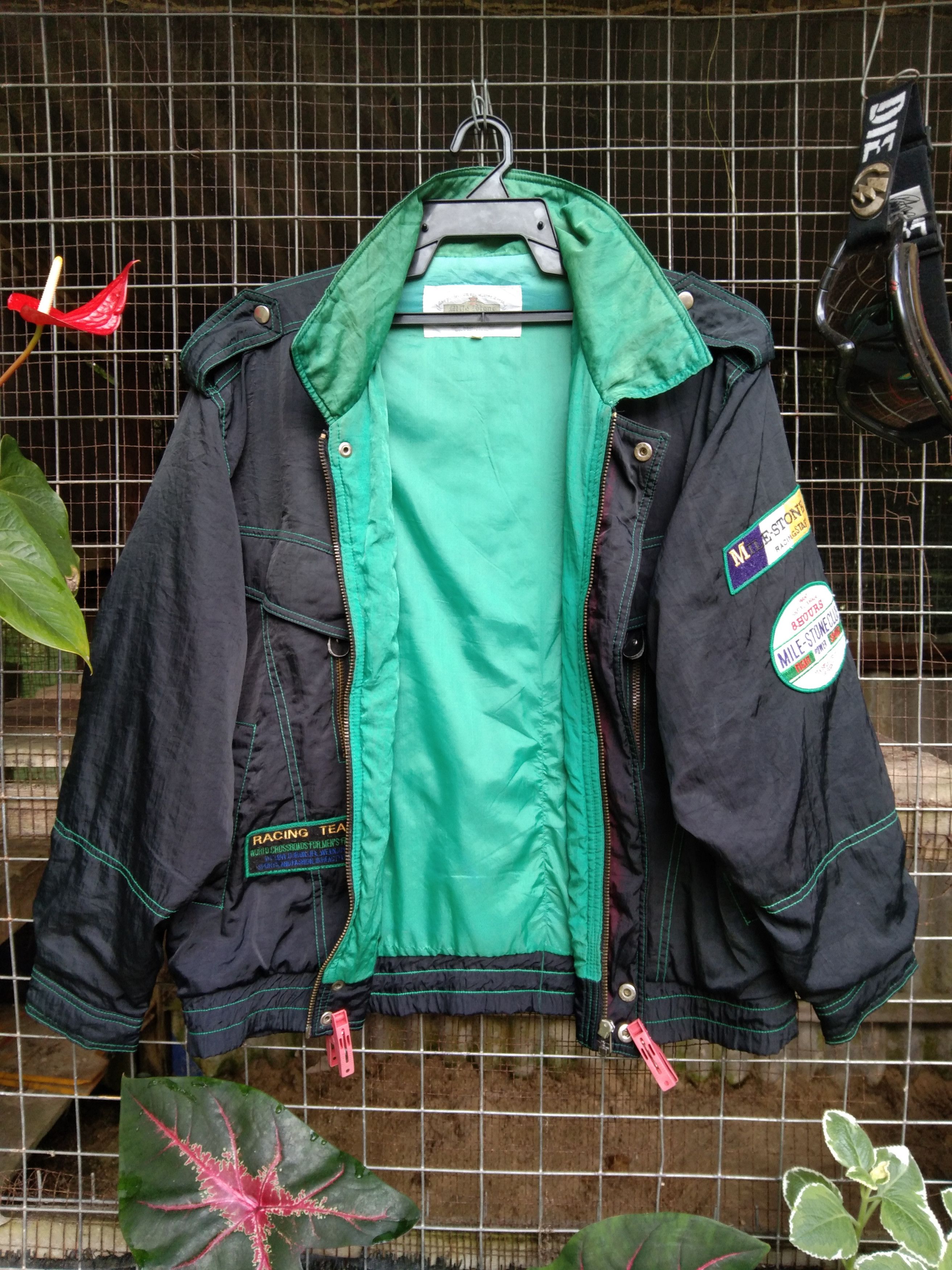 Vintage VINTAGE MILE STONE RACING STAFF JACKET Size US L / EU 52-54 / 3 - 5 Thumbnail